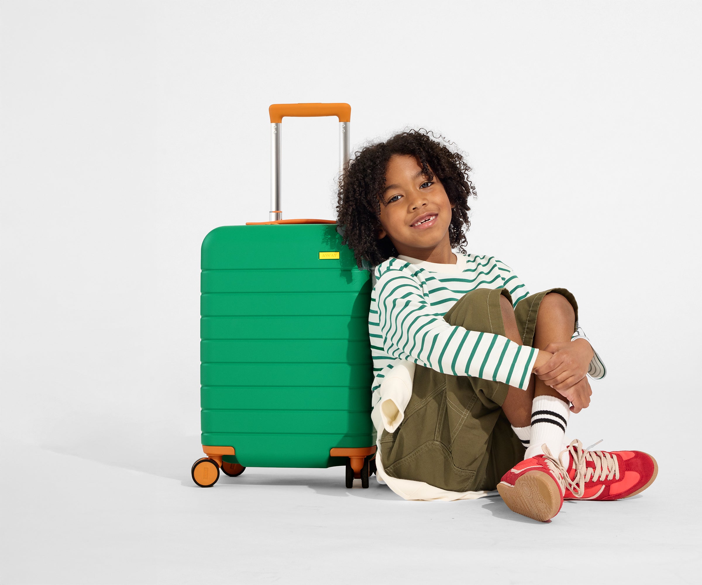 away-kids-carry-on-valise-enfant-cabine-vert-rigide-enfant image 7