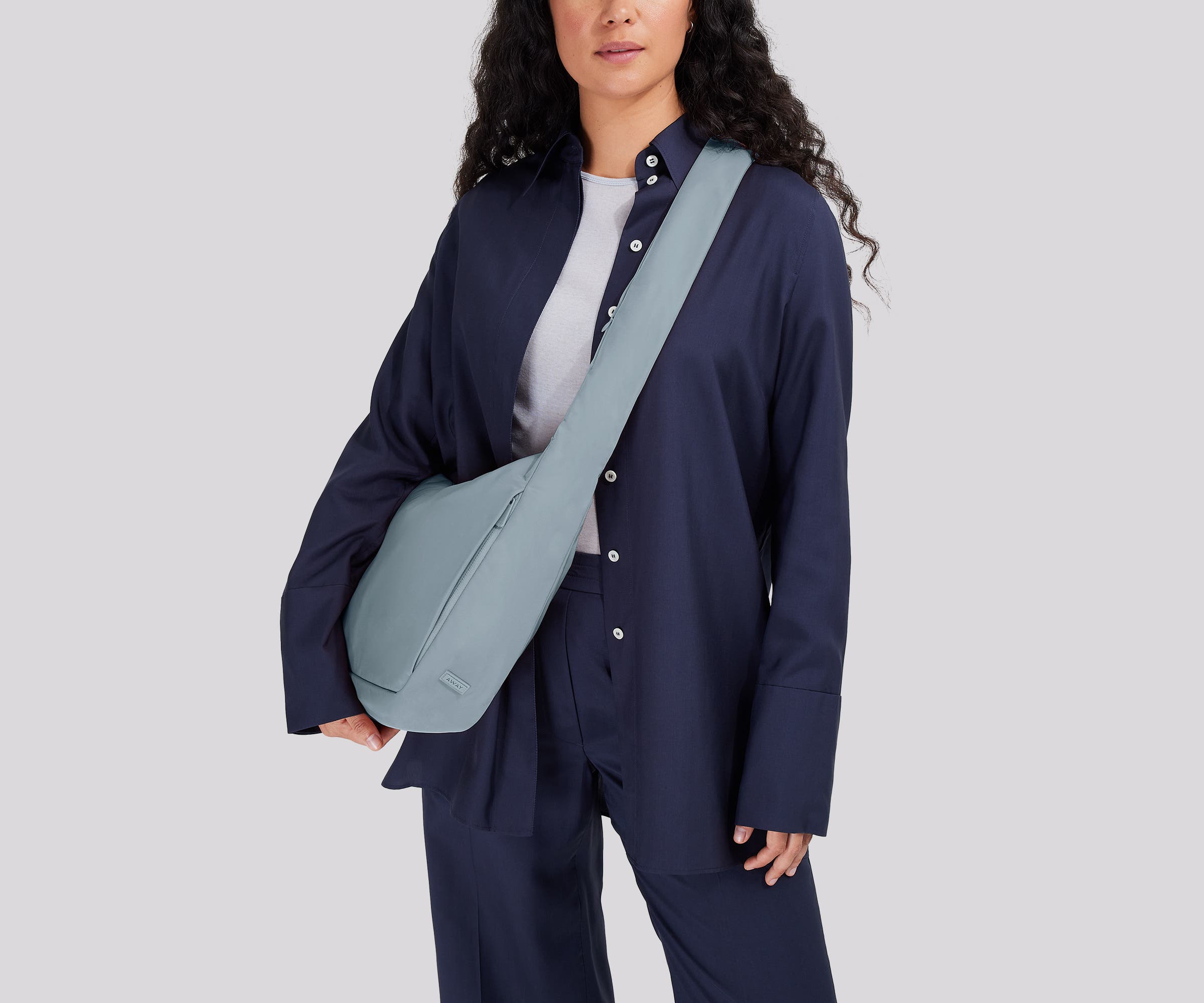 away-featherlight-sac-bandouli-re-bleu-arctique-l-ger image 2
