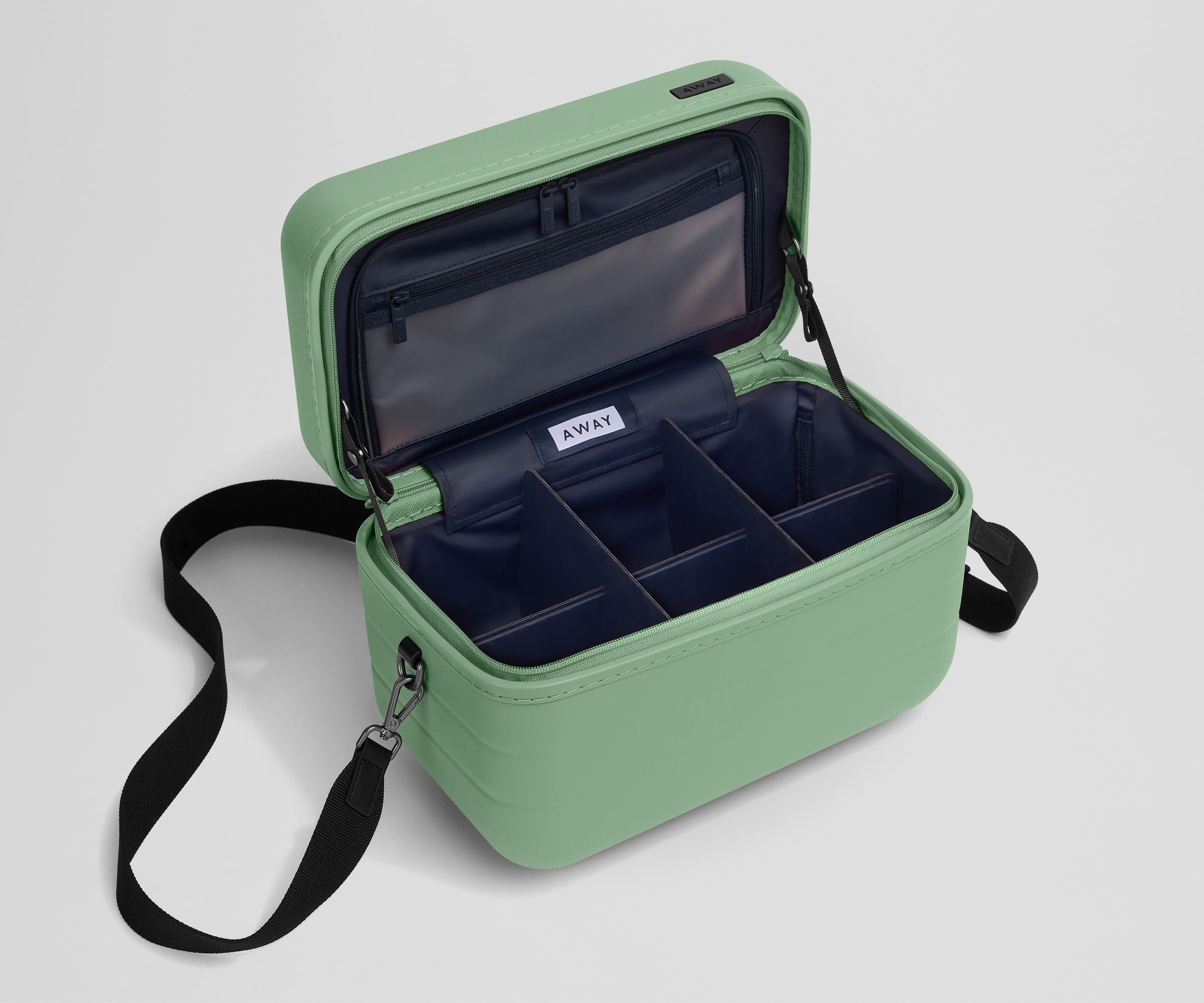away-train-case-trousse-toilette-rigide-sea-green image 2