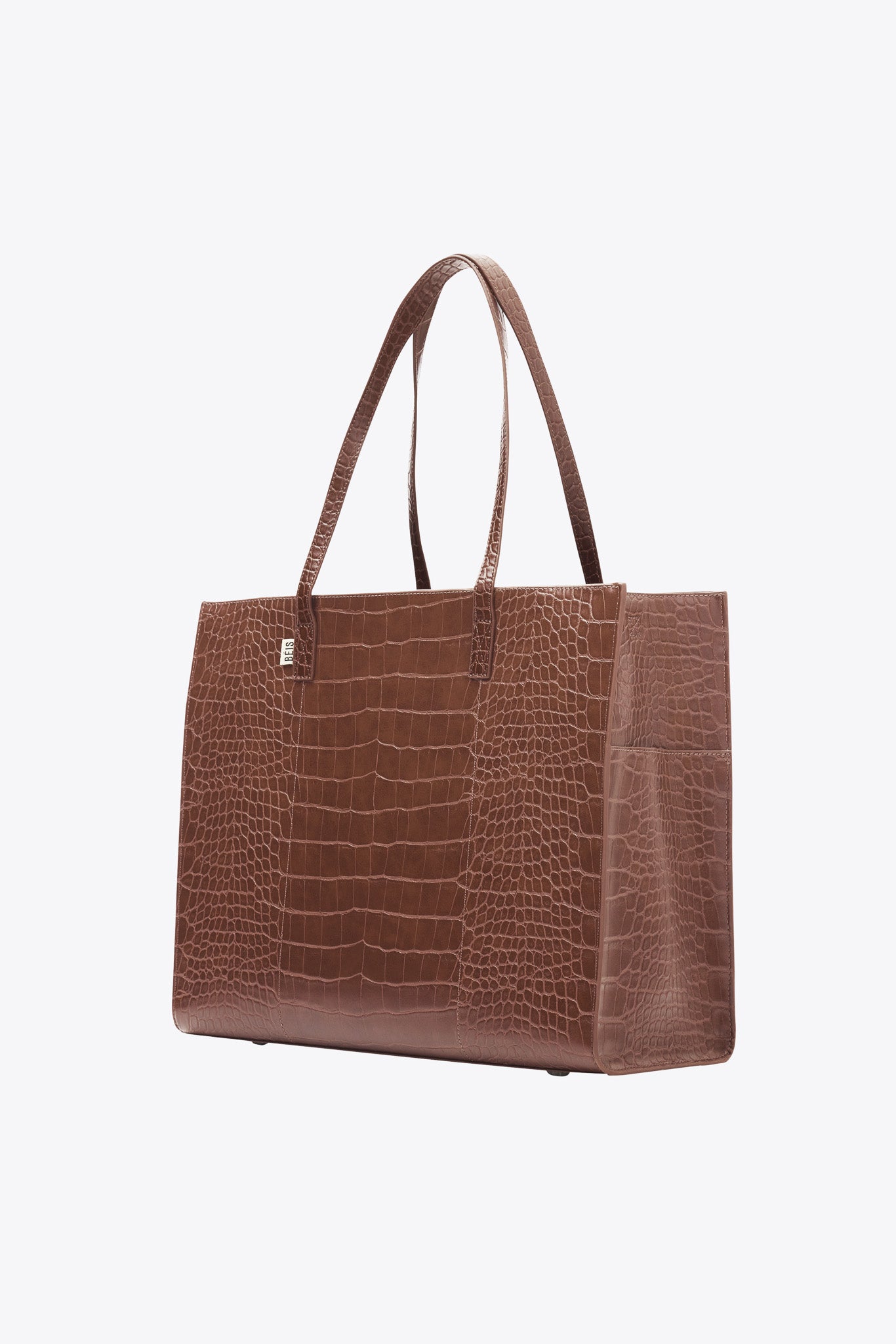 beis-large-work-tote-sac-tote-maple-croc-ordinateur image 2