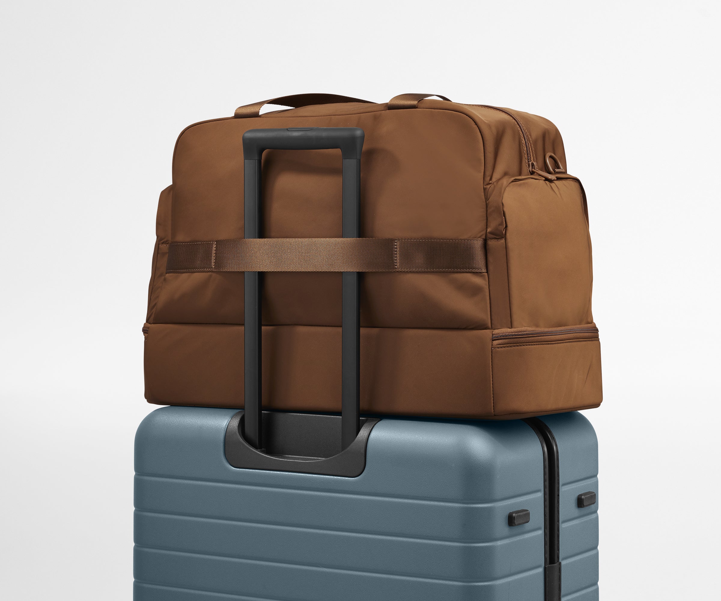 away-weekender-featherlight-sac-voyage-amaro-brown-44l image 8