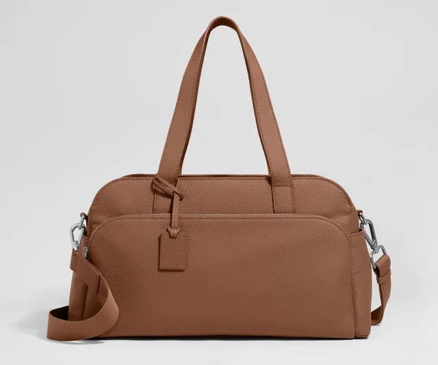 away-leather-duffle-sac-voyage-saddle-brown-cuir image 1