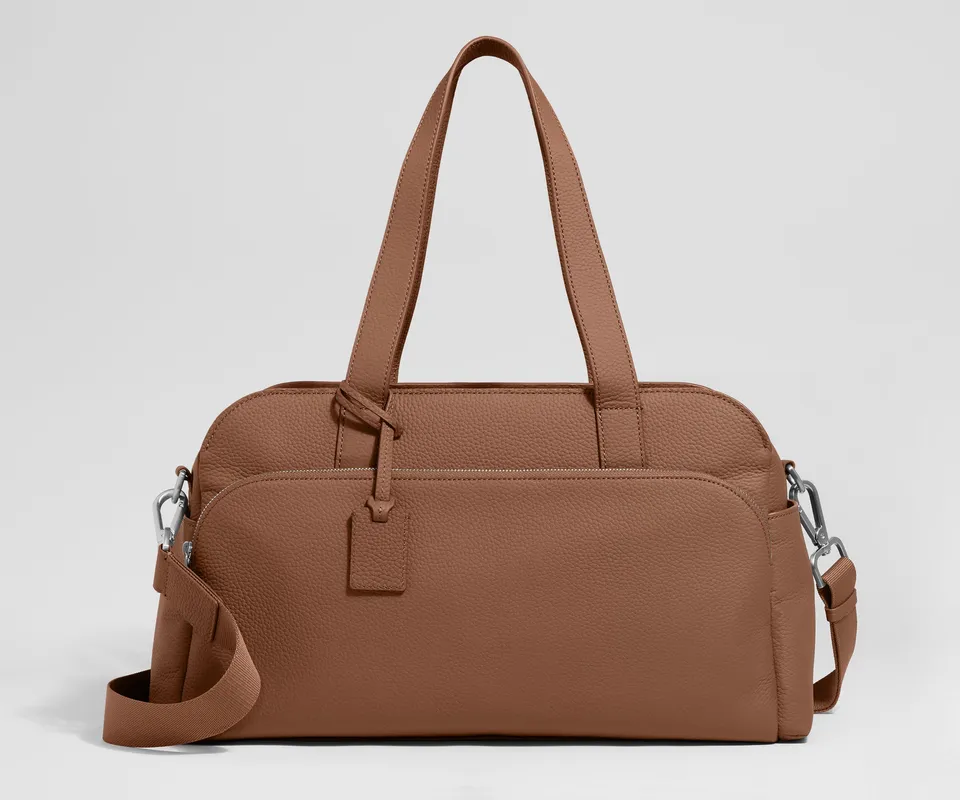 away-leather-duffle-sac-voyage-saddle-brown-cuir image 1
