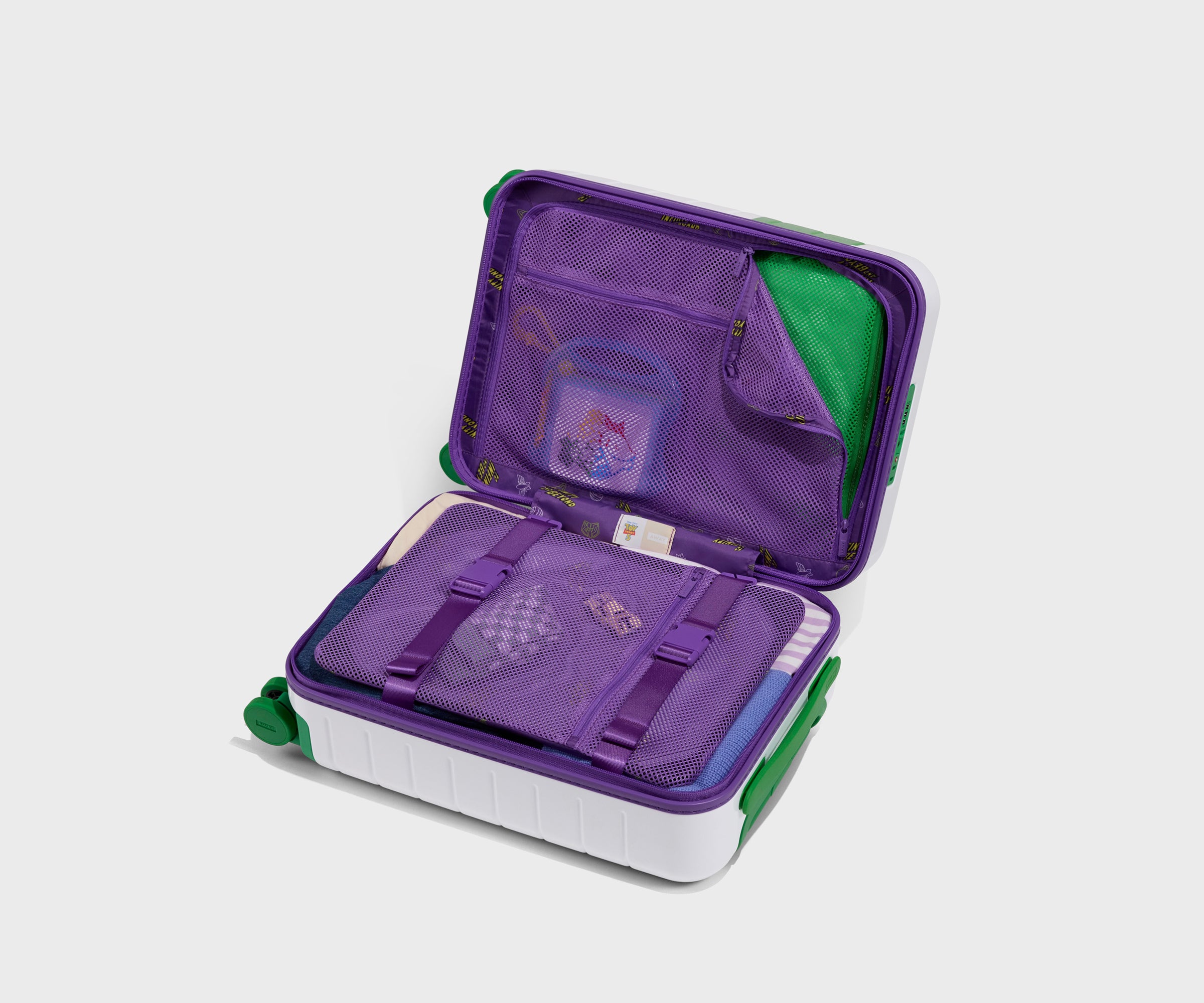 away-kids-carry-on-valise-enfant-space-ranger-white image 3