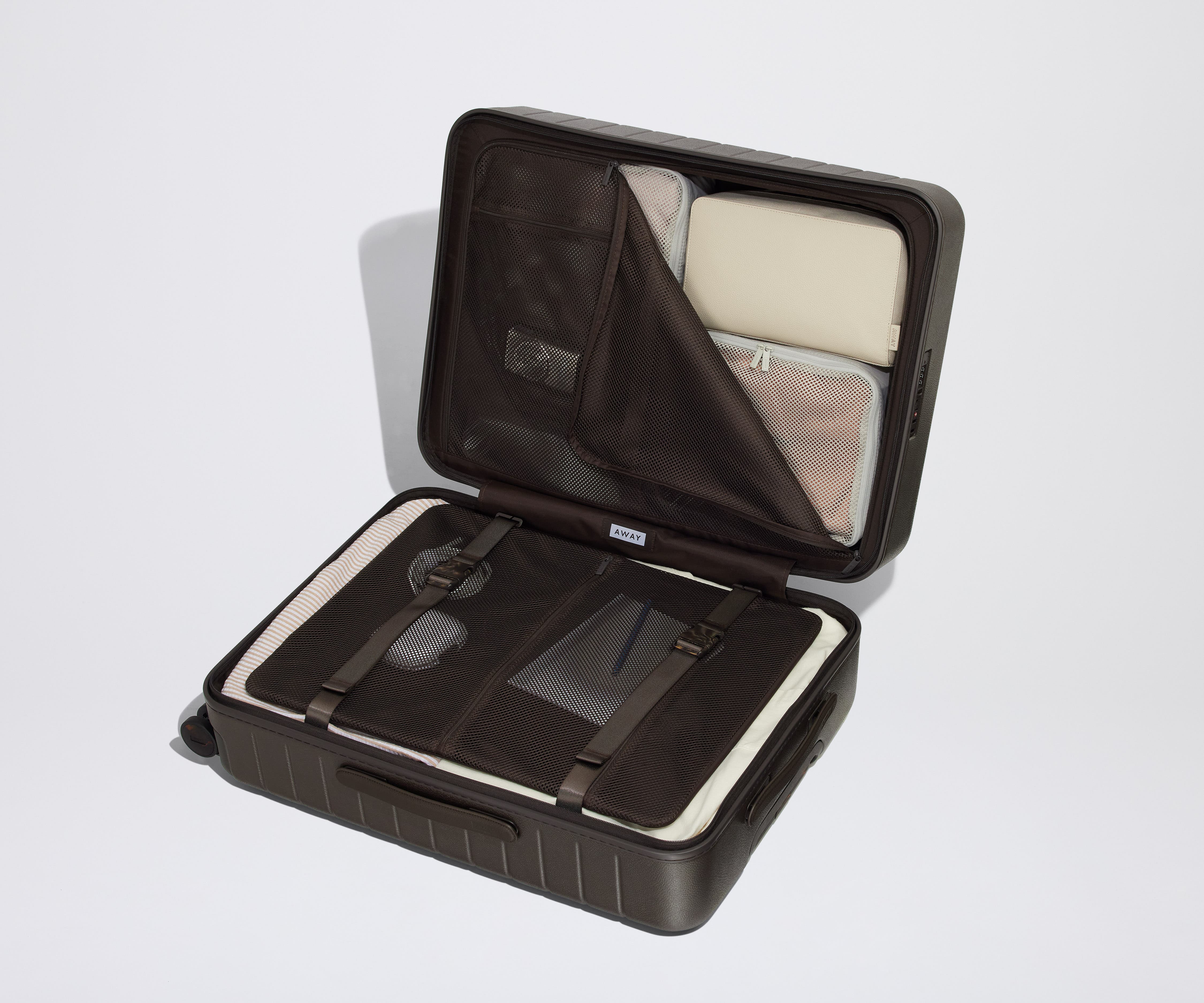 away-the-medium-valise-soute-marron-espresso-coque-dure image 4