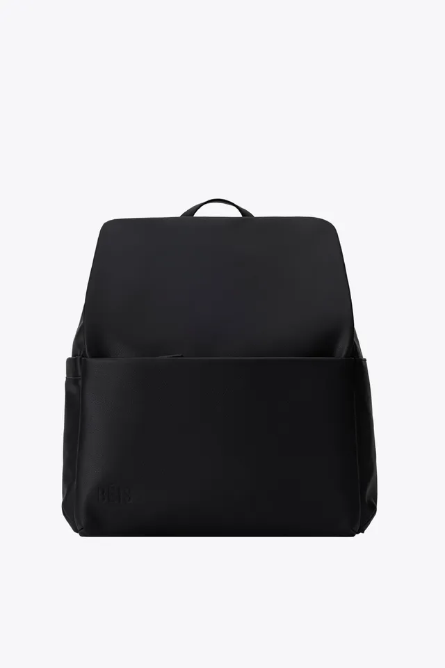 beis-everyday-diaper-sac-dos-langer-noir-vegan image 1
