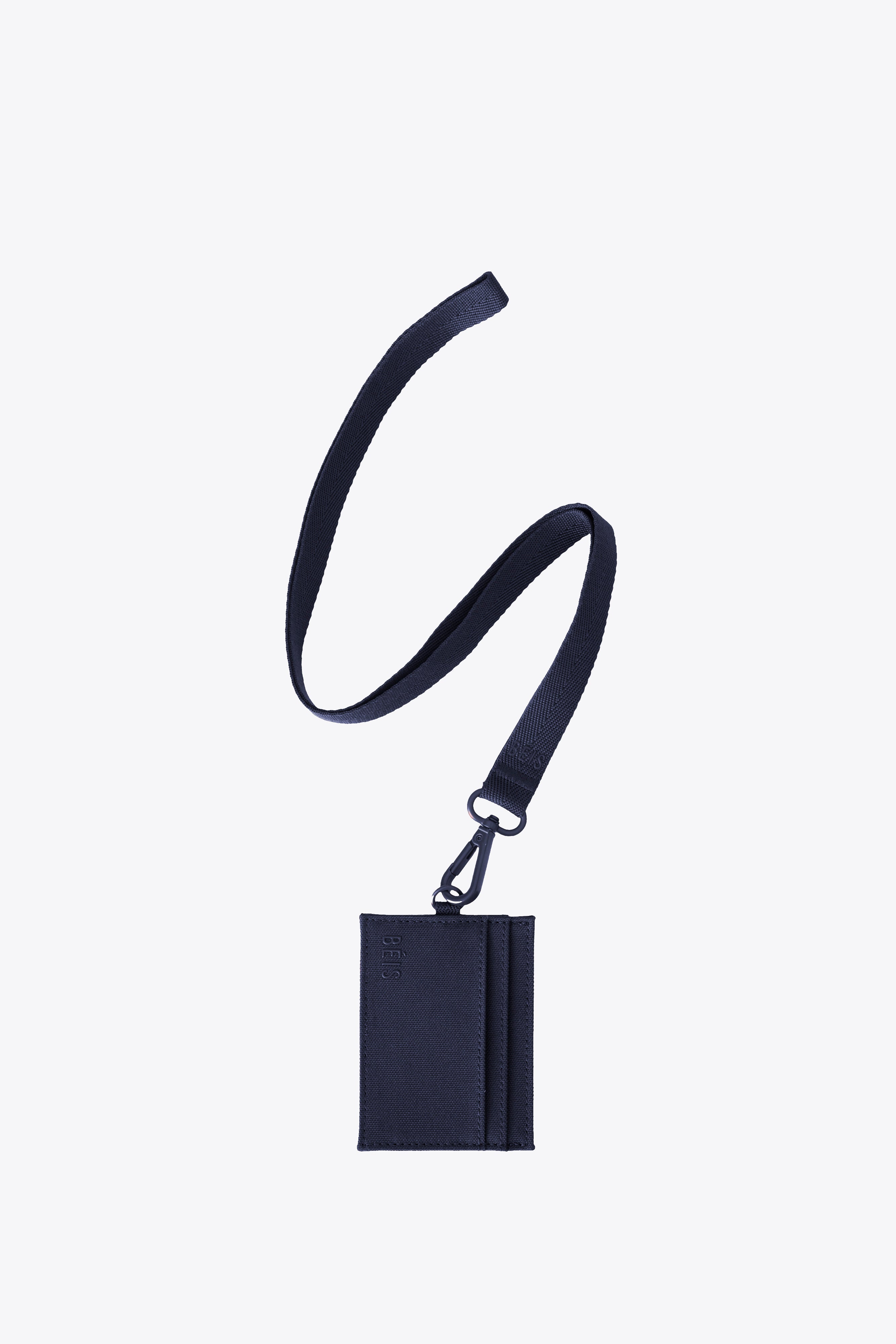 beis-the-id-card-holder-porte-cartes-bleu-marine-bandouli-re image 1