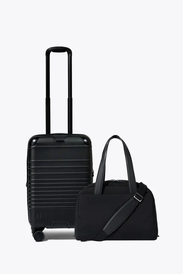 beis-hybrid-carry-on-set-valise-cabine-duffle-noir image 1