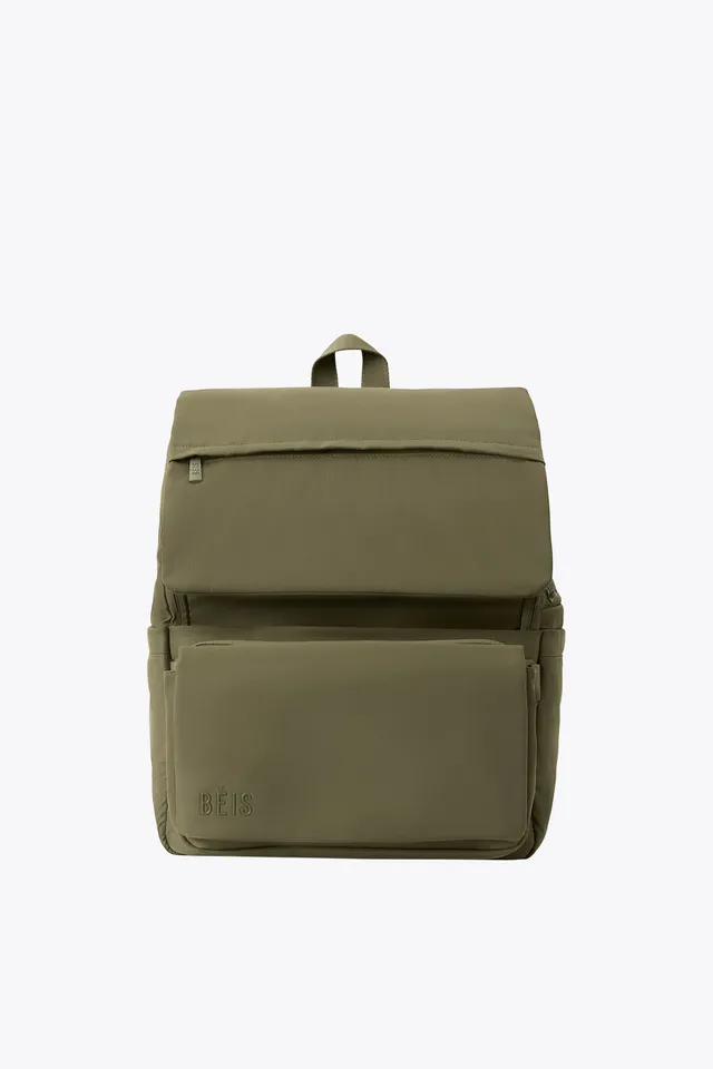 b-is-ultimate-diaper-backpack-sac-dos-olive image 1