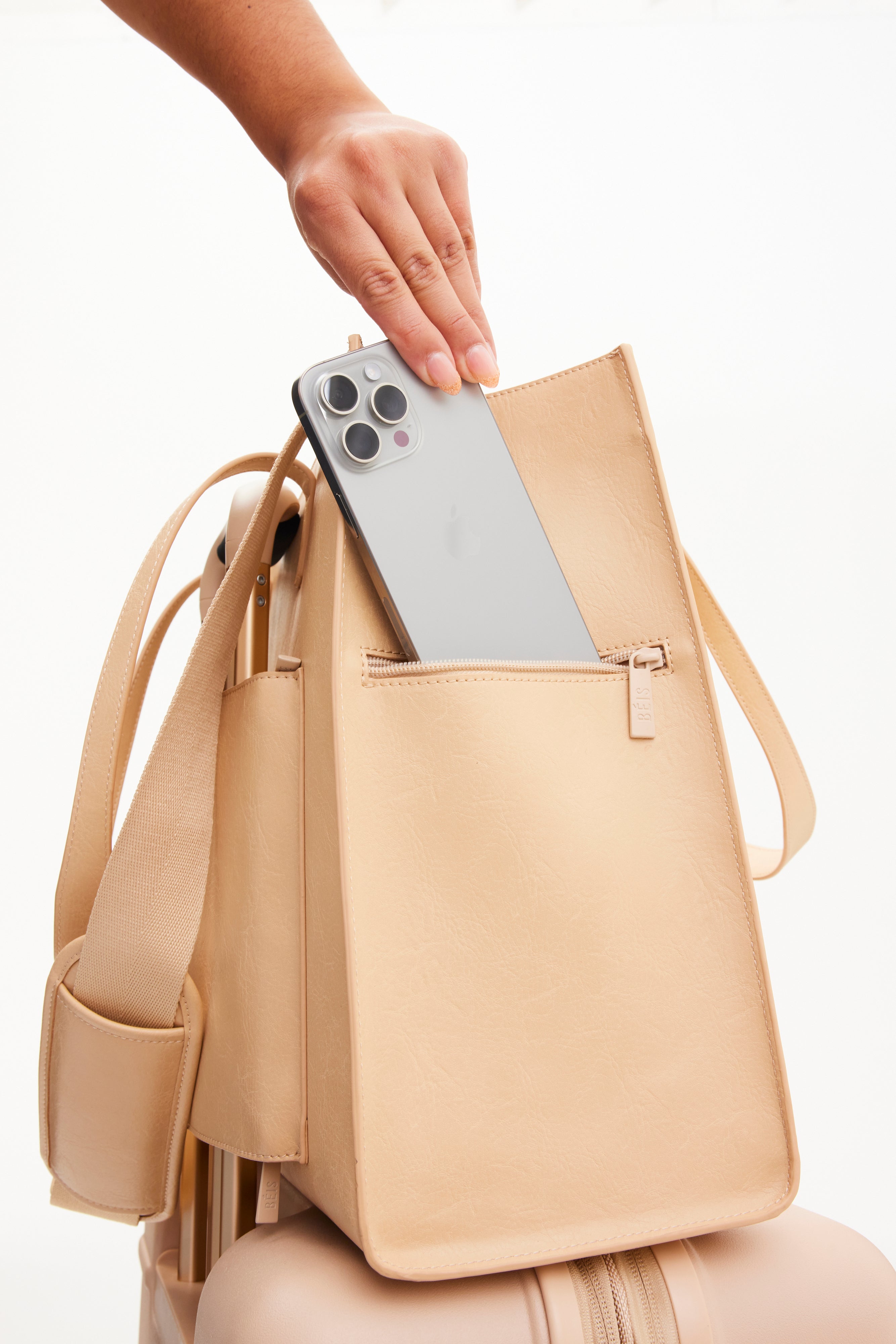 beis-large-work-tote-sac-tote-beige-ordinateur-portable image 8