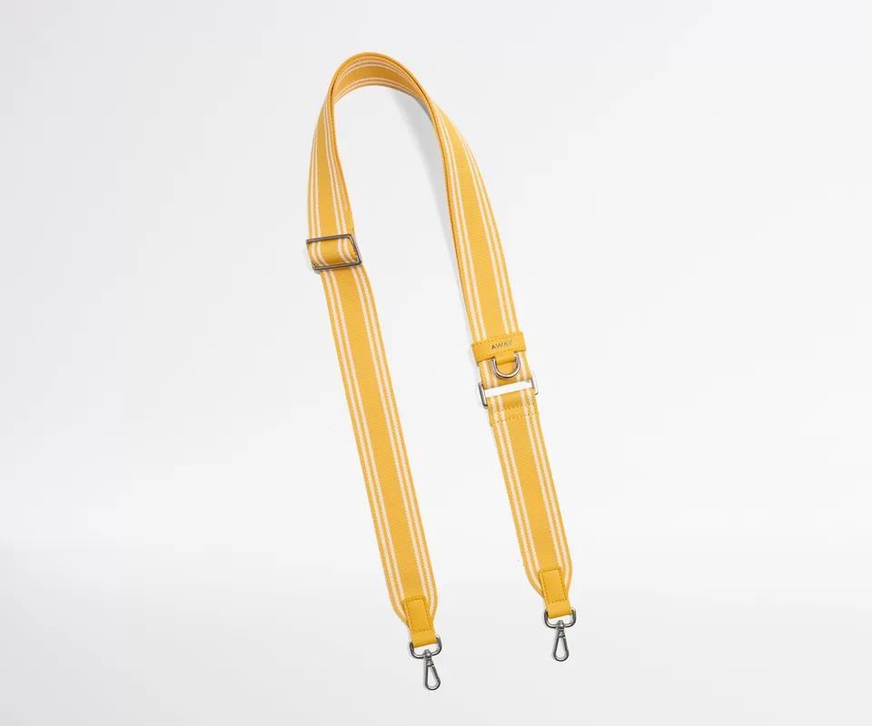 away-crossbody-strap-sangle-bandouli-re-yellow-stripe-r-glable image 1