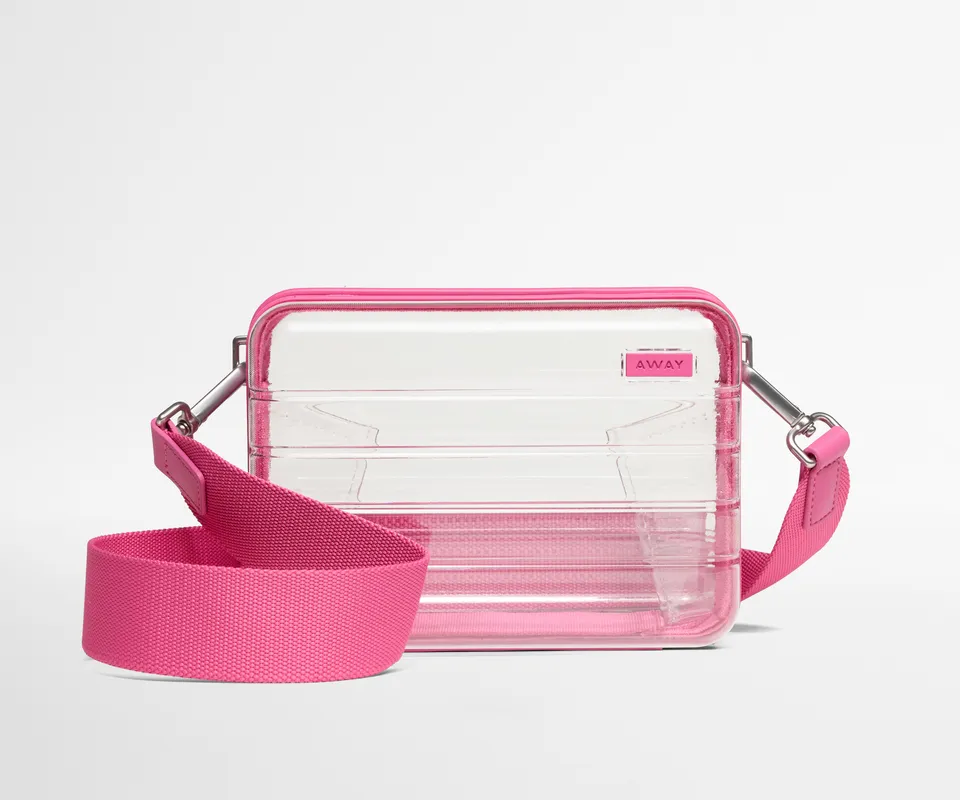 away-stadium-bag-sac-transparent-rose-island-pink image 1