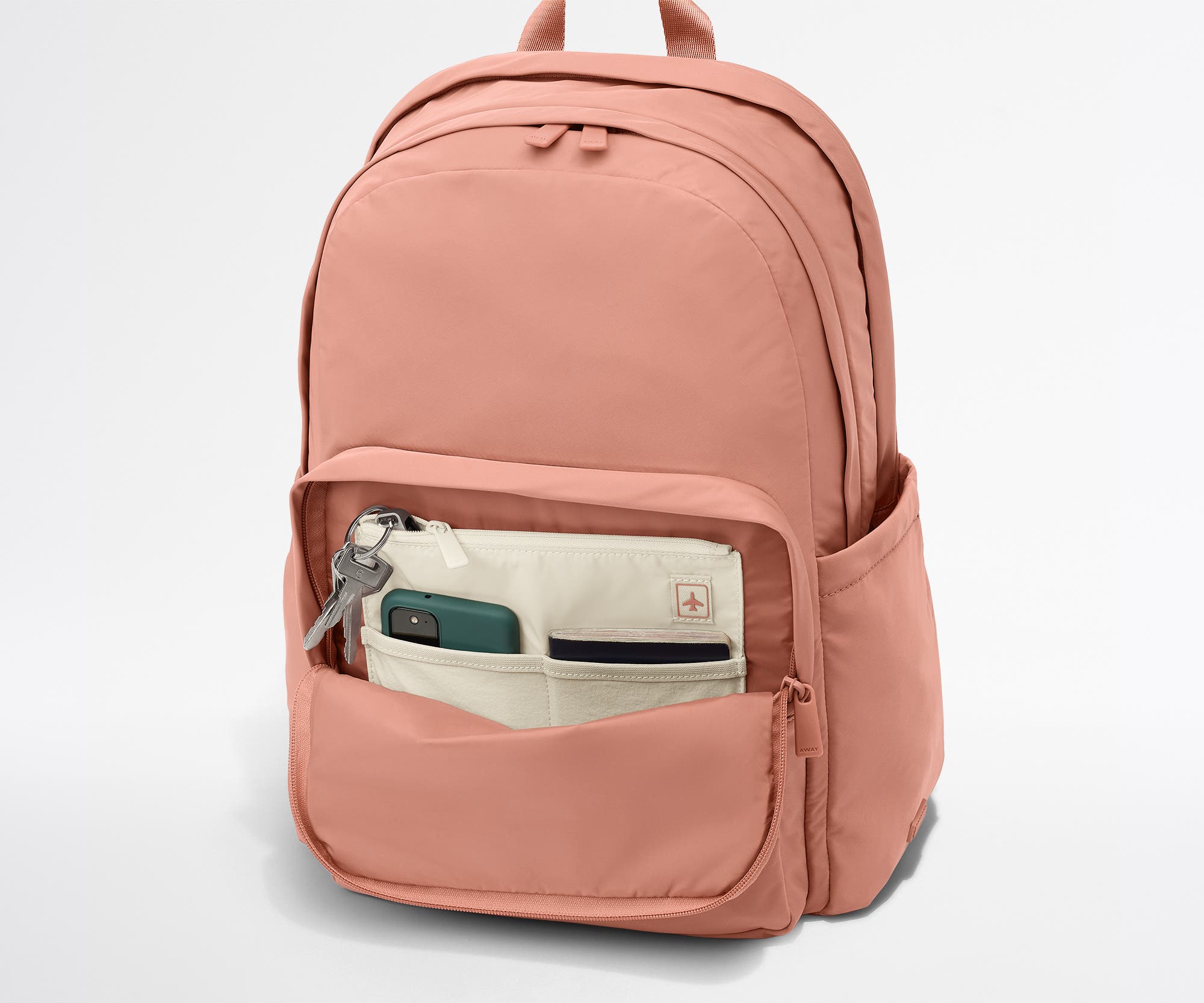 away-large-featherlight-sac-dos-rose image 6