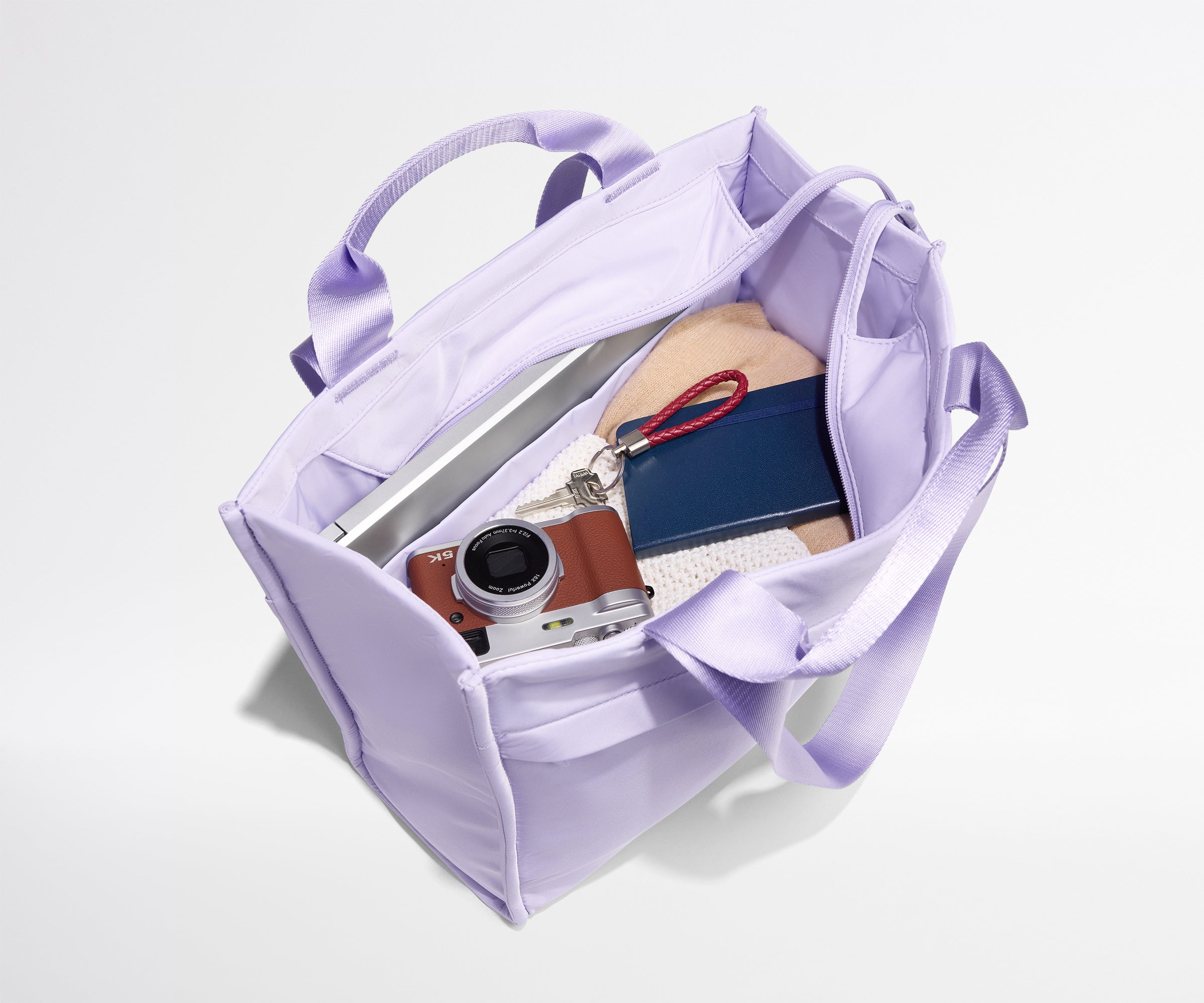 away-featherlight-daily-tote-sac-cabas-lavender-haze-ordinateur image 3