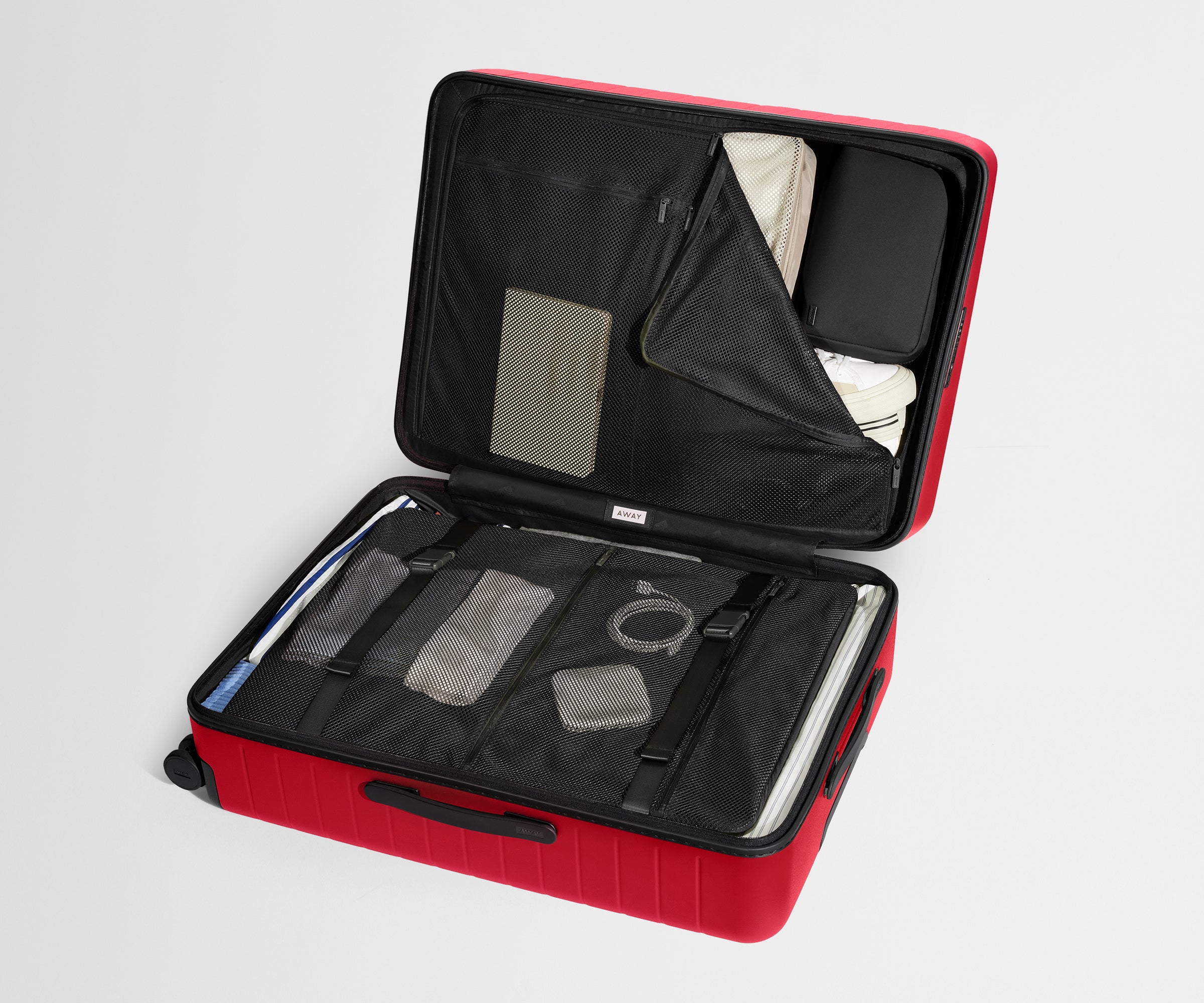 away-the-large-valise-soute-rigide-cherry-red image 4