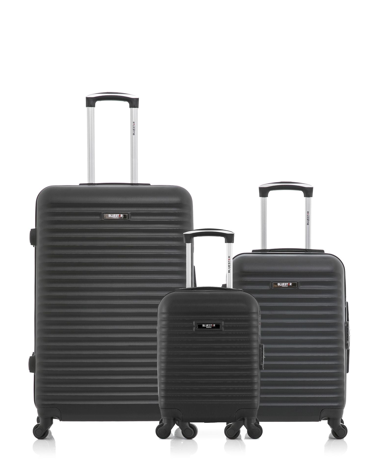 bluestar-brazilia-lot-3-valises-rigides-gris-fonc-grand-cabine image 7
