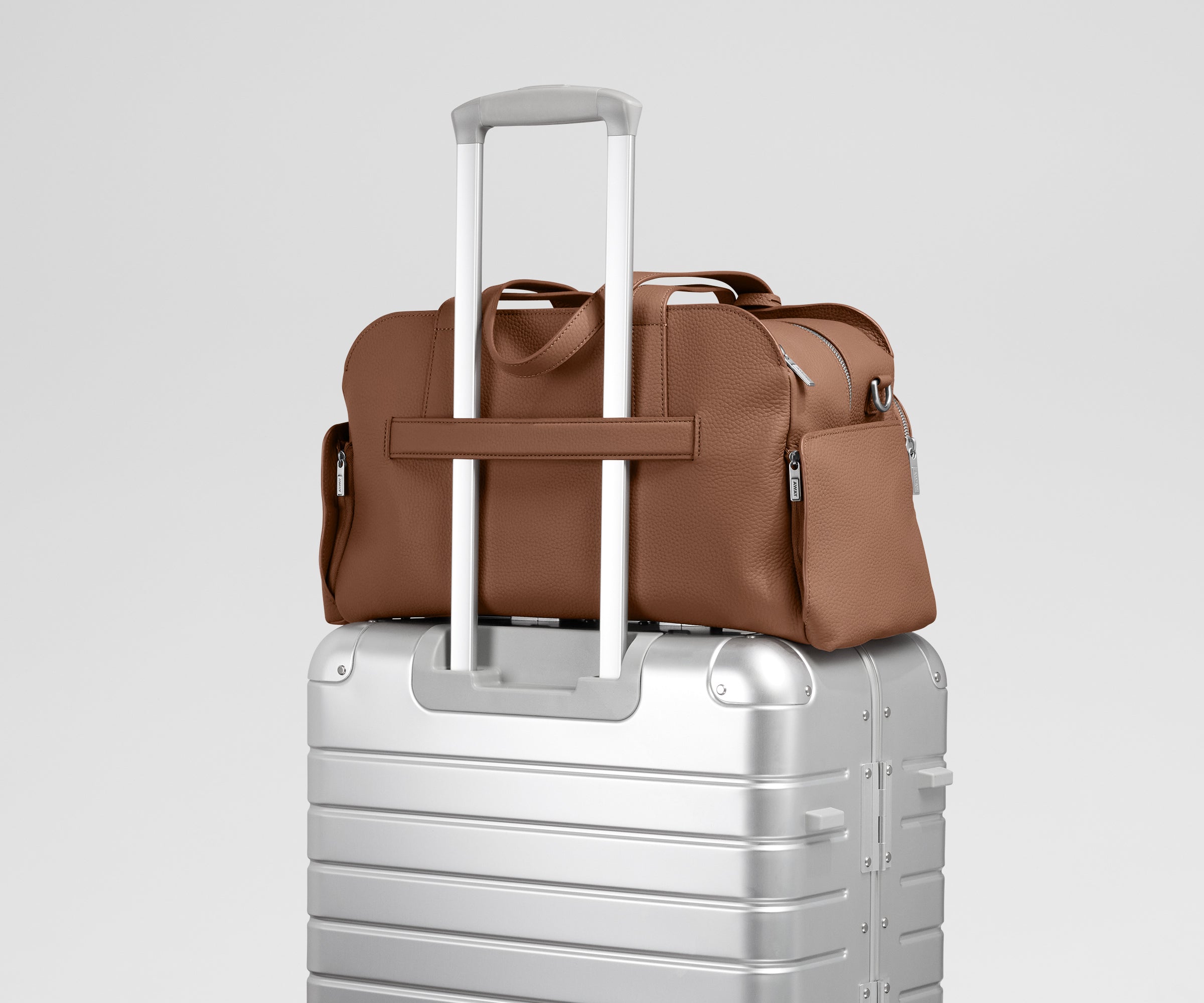 away-leather-duffle-sac-voyage-saddle-brown-cuir image 6