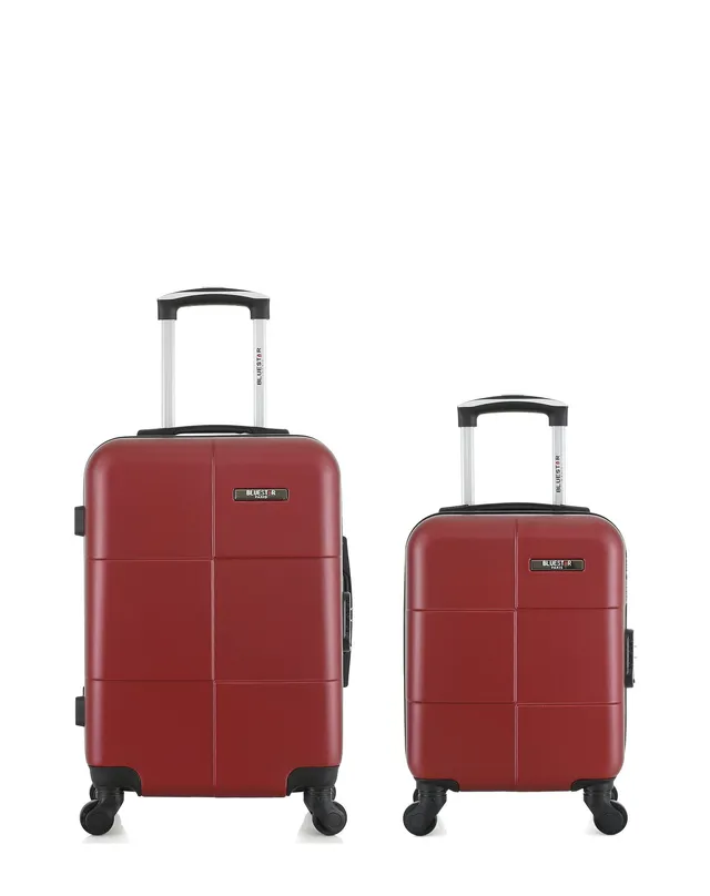 bluestar-miami-lot-2-valises-cabine-rigide-rose-dor-37l image 1