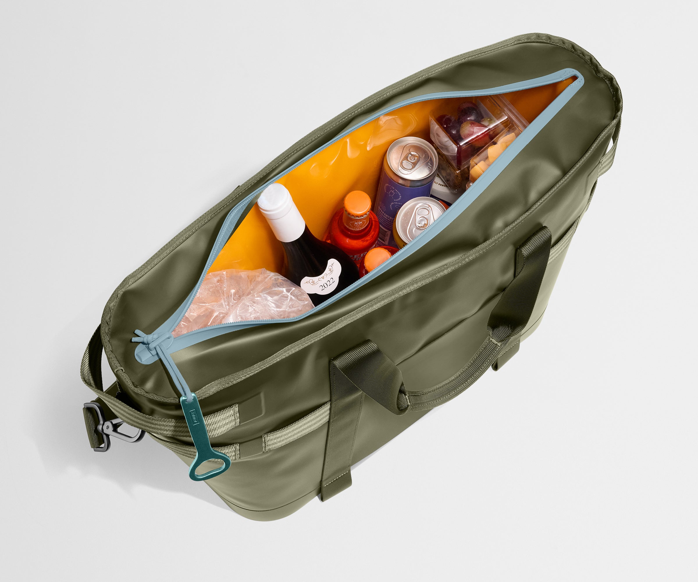 away-cooler-tote-sac-isotherme-vert-olive-9h-froid image 3