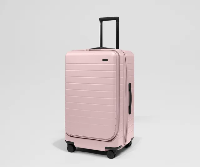 away-topside-medium-trunk-valise-blush-pink-chargement-haut image 1