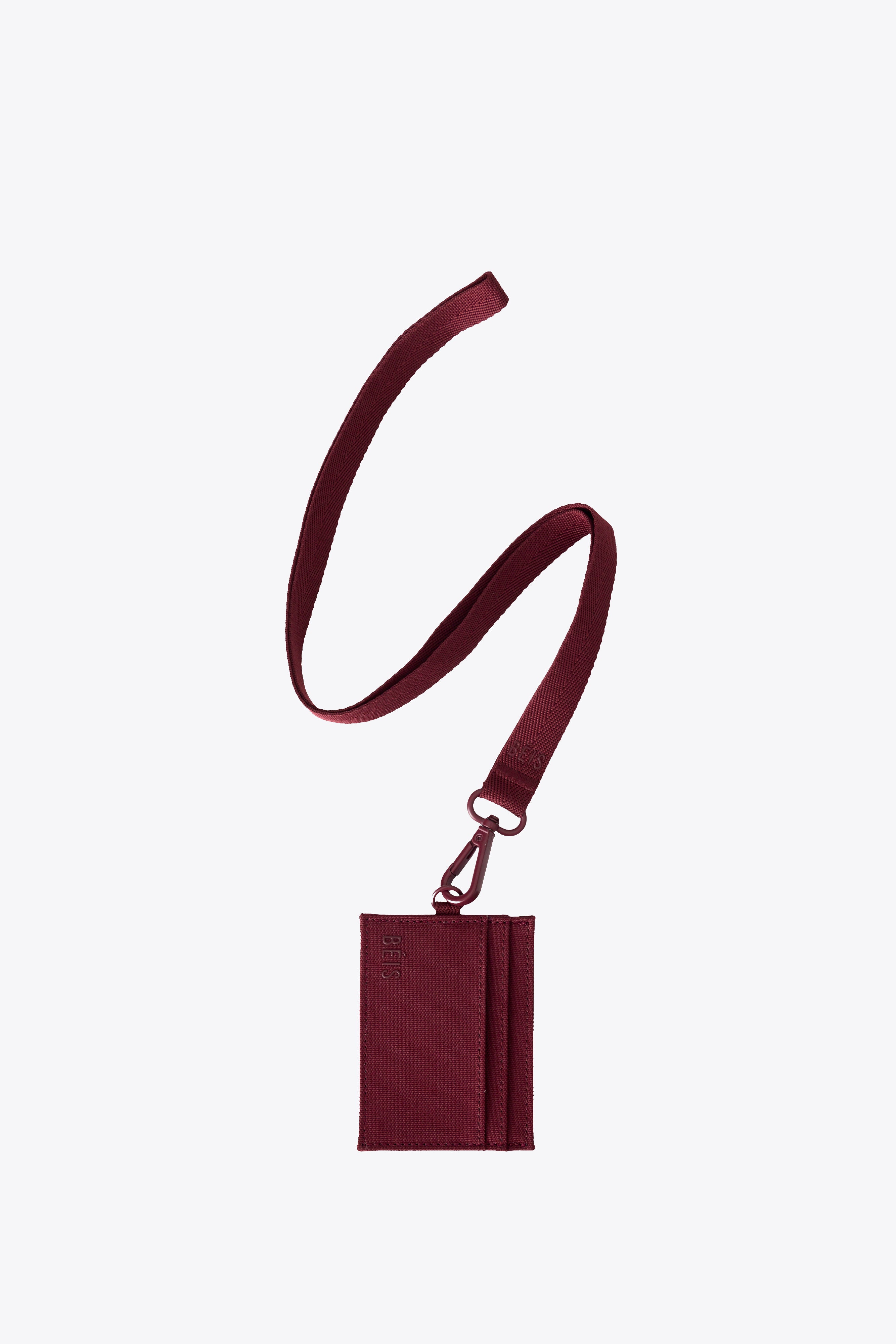 beis-the-id-card-holder-porte-cartes-bordeaux-bandouli-re image 2