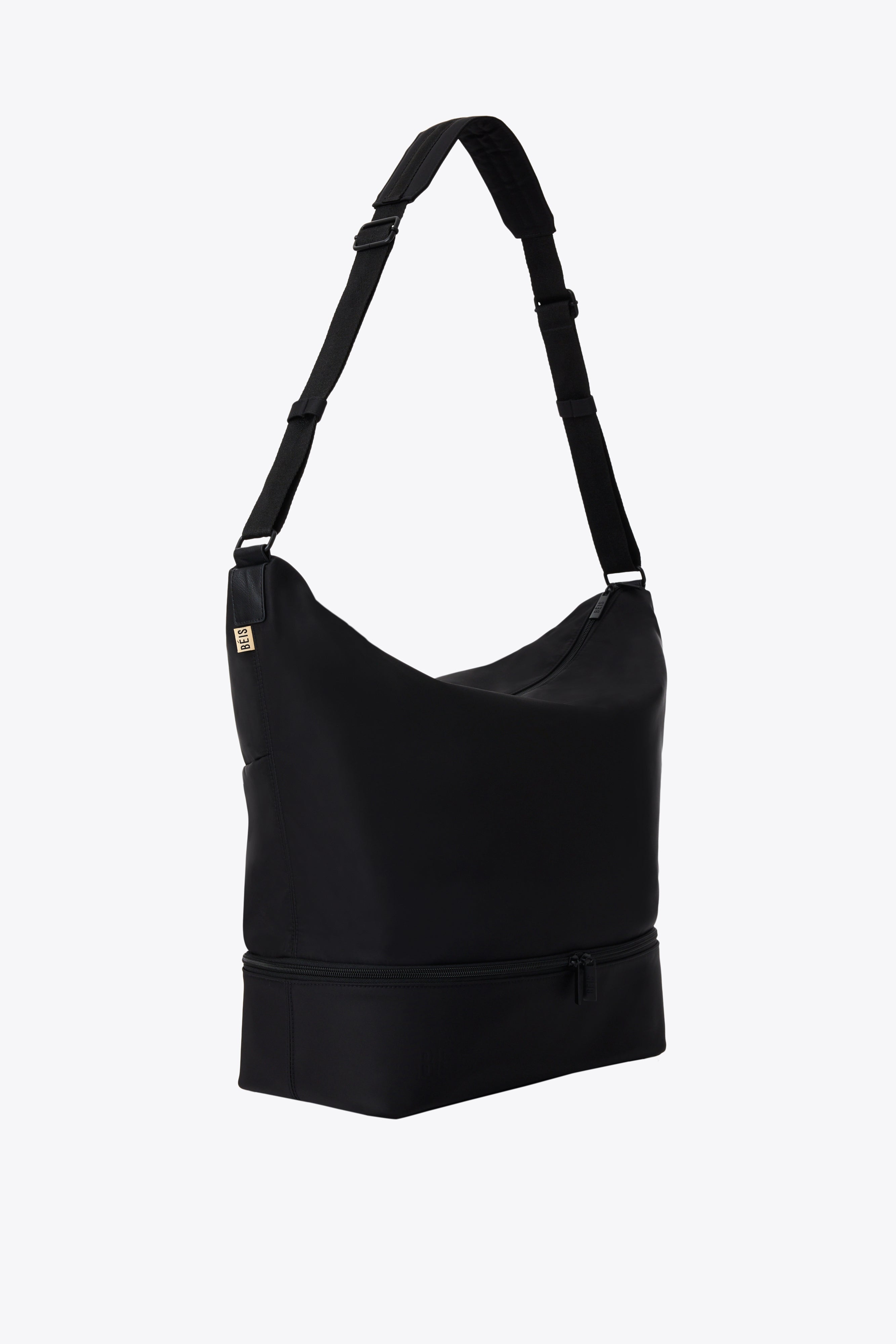 beis-crescent-weekender-sac-week-end-noir-ordinateur image 2