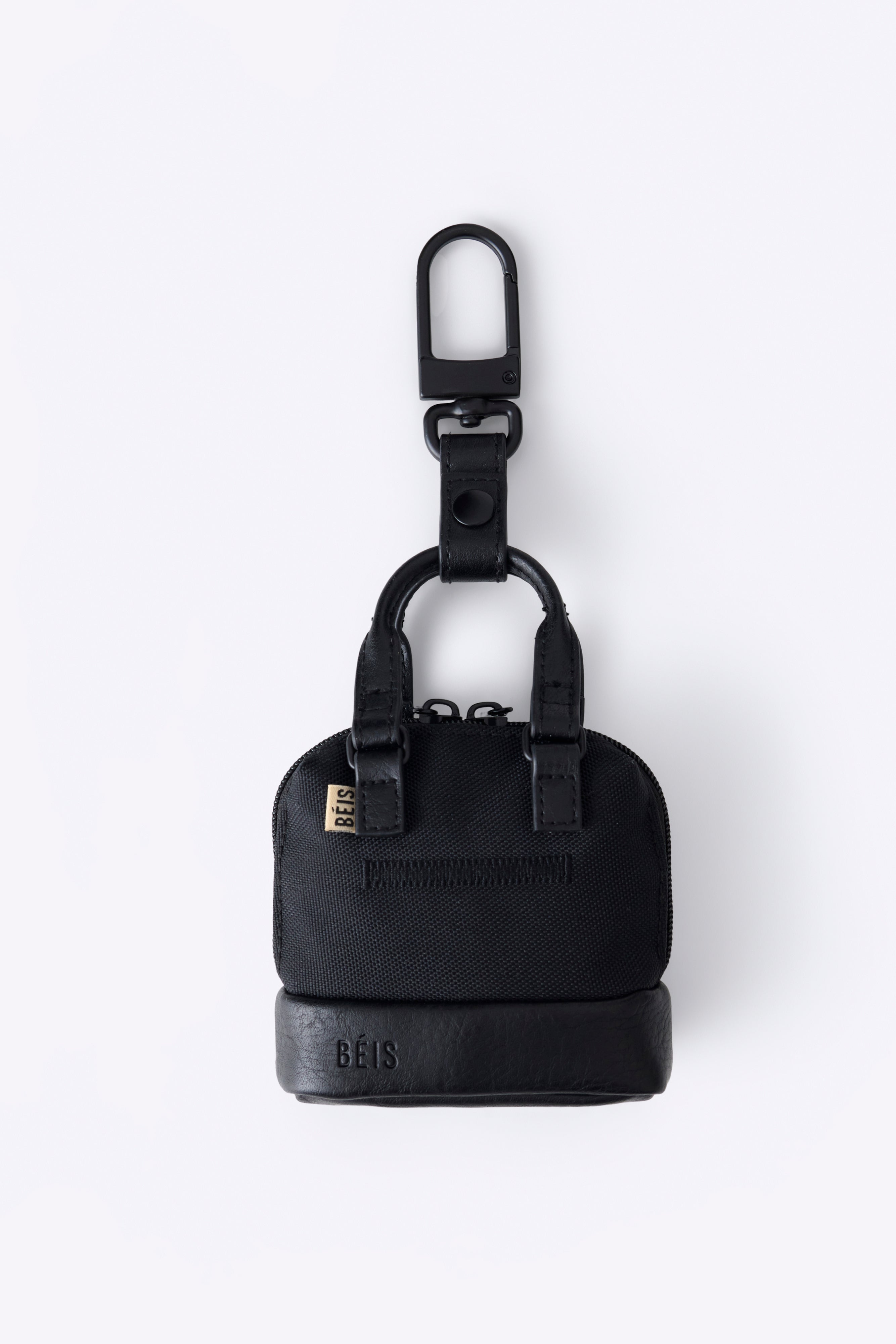 beis-micro-weekender-breloque-porte-cl-s-noire-mini image 1