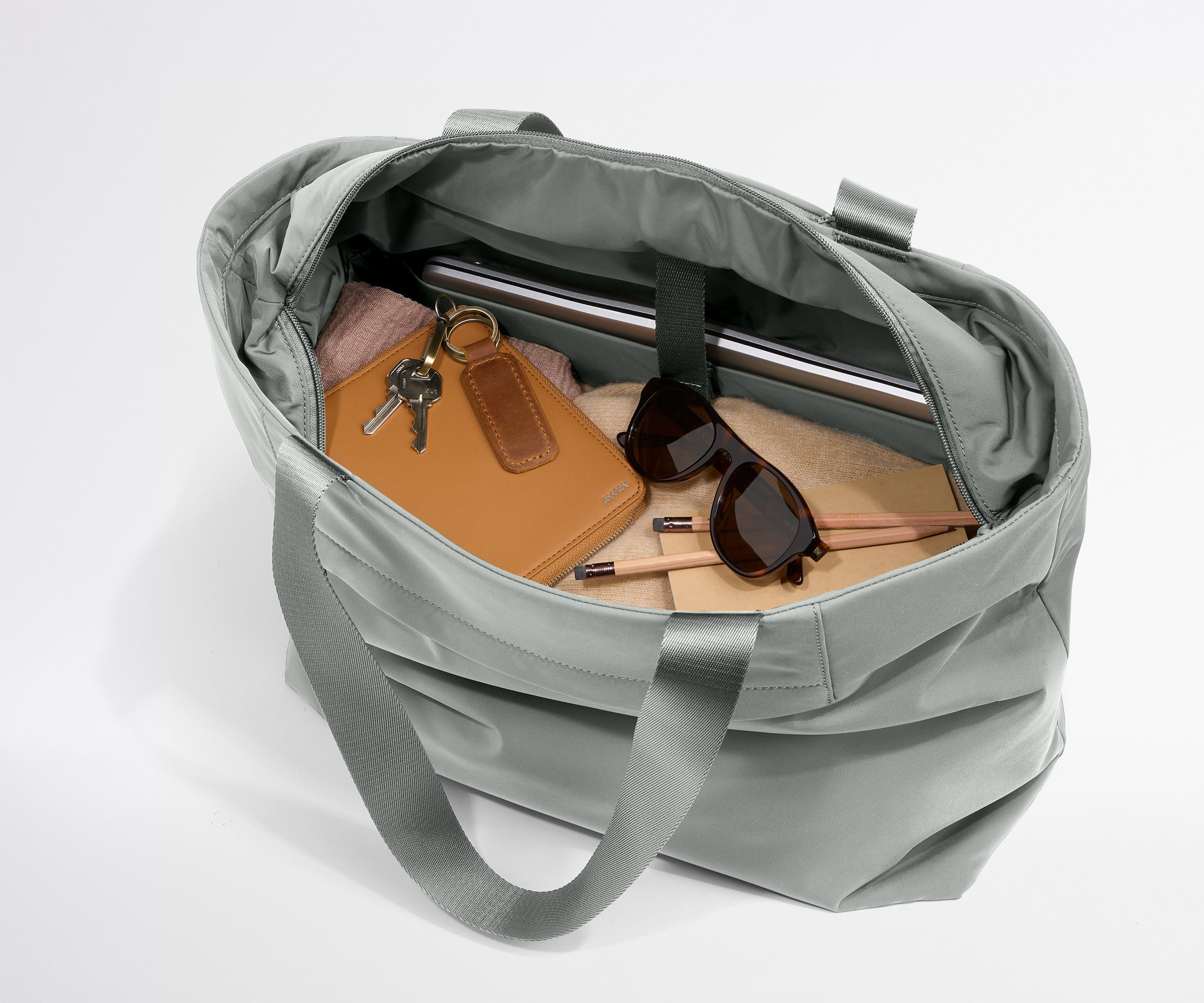 away-featherlight-tote-sac-tote-nordic-gray-ordinateur-16 image 3