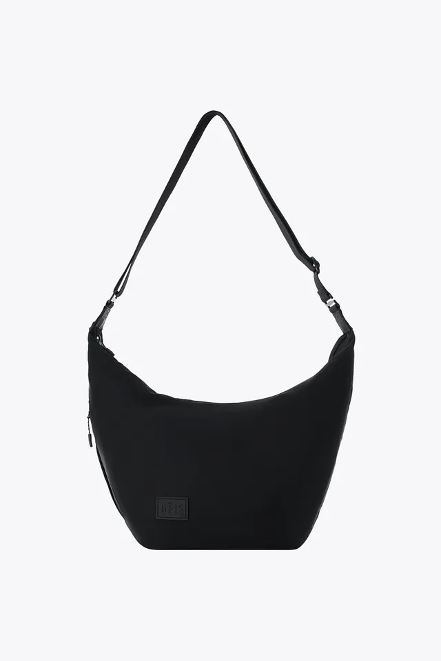 beis-crescent-catchall-sac-bandouli-re-noir-sport image 1