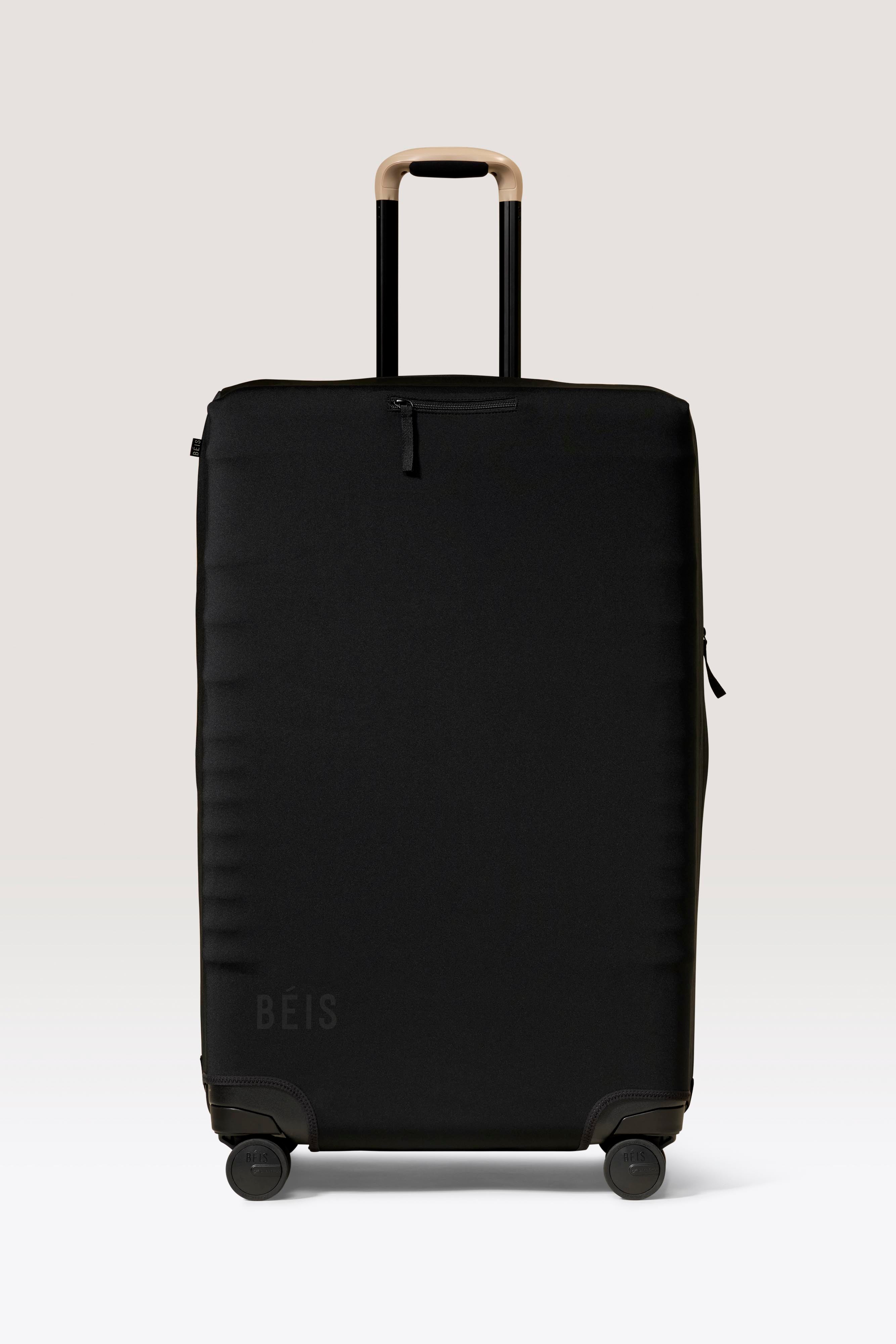 beis-the-large-check-in-luggage-cover-housse-noire image 1
