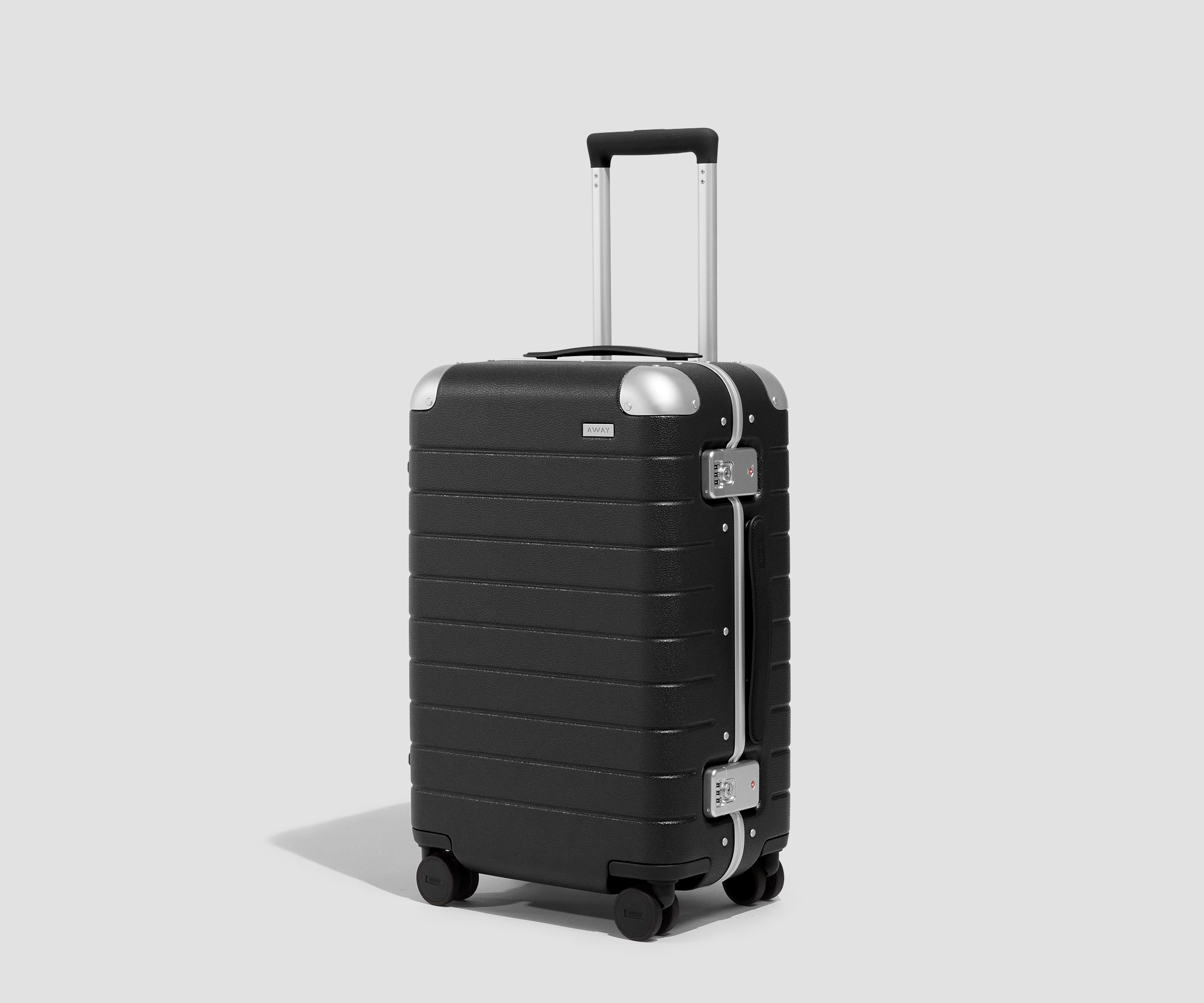 away-aluminum-edge-carry-on-valise-cabine-alu-noir-jet-black image 1