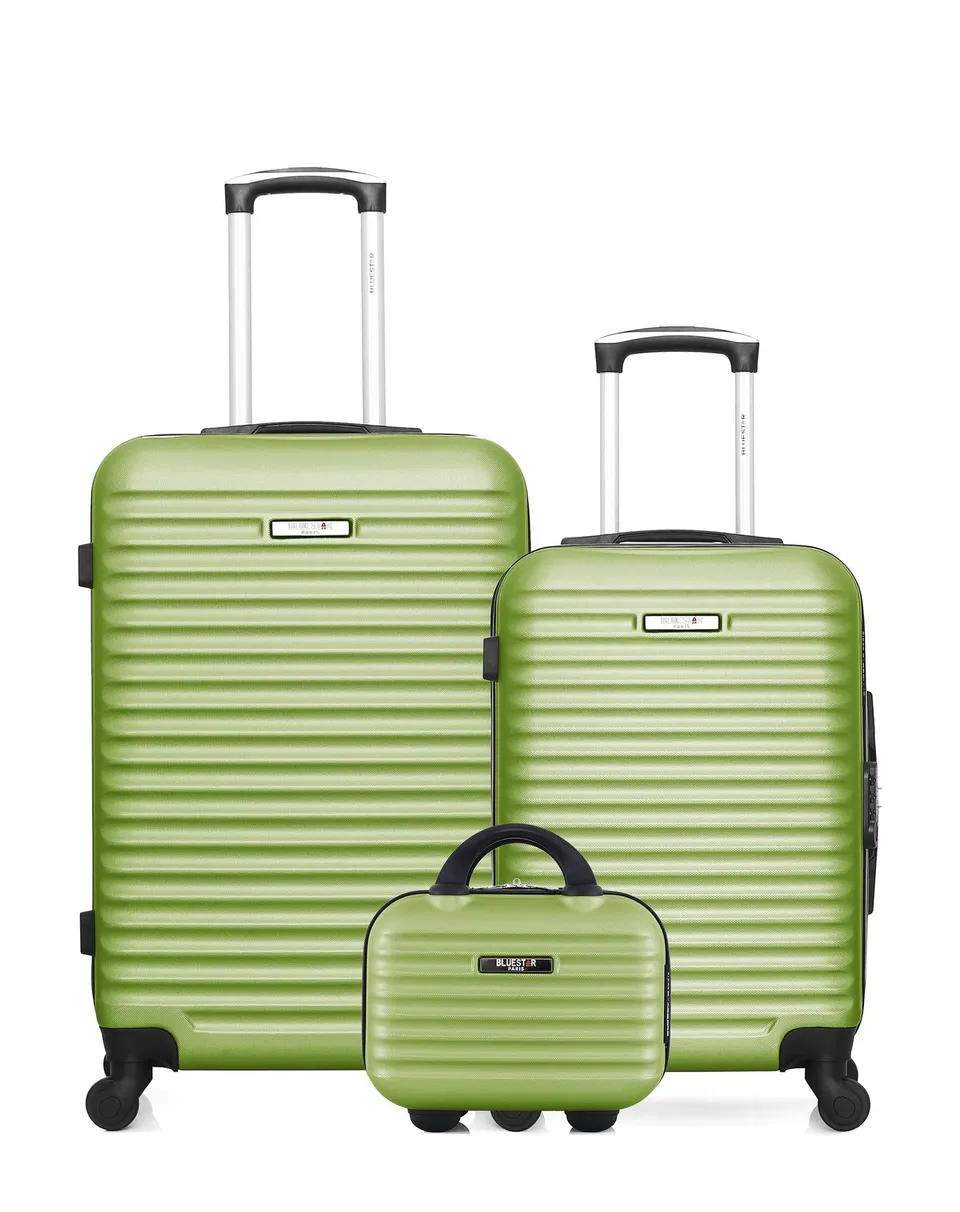 bluestar-brazilia-set-3-valises-rigides-gris-fonc-cabine-vanity image 1