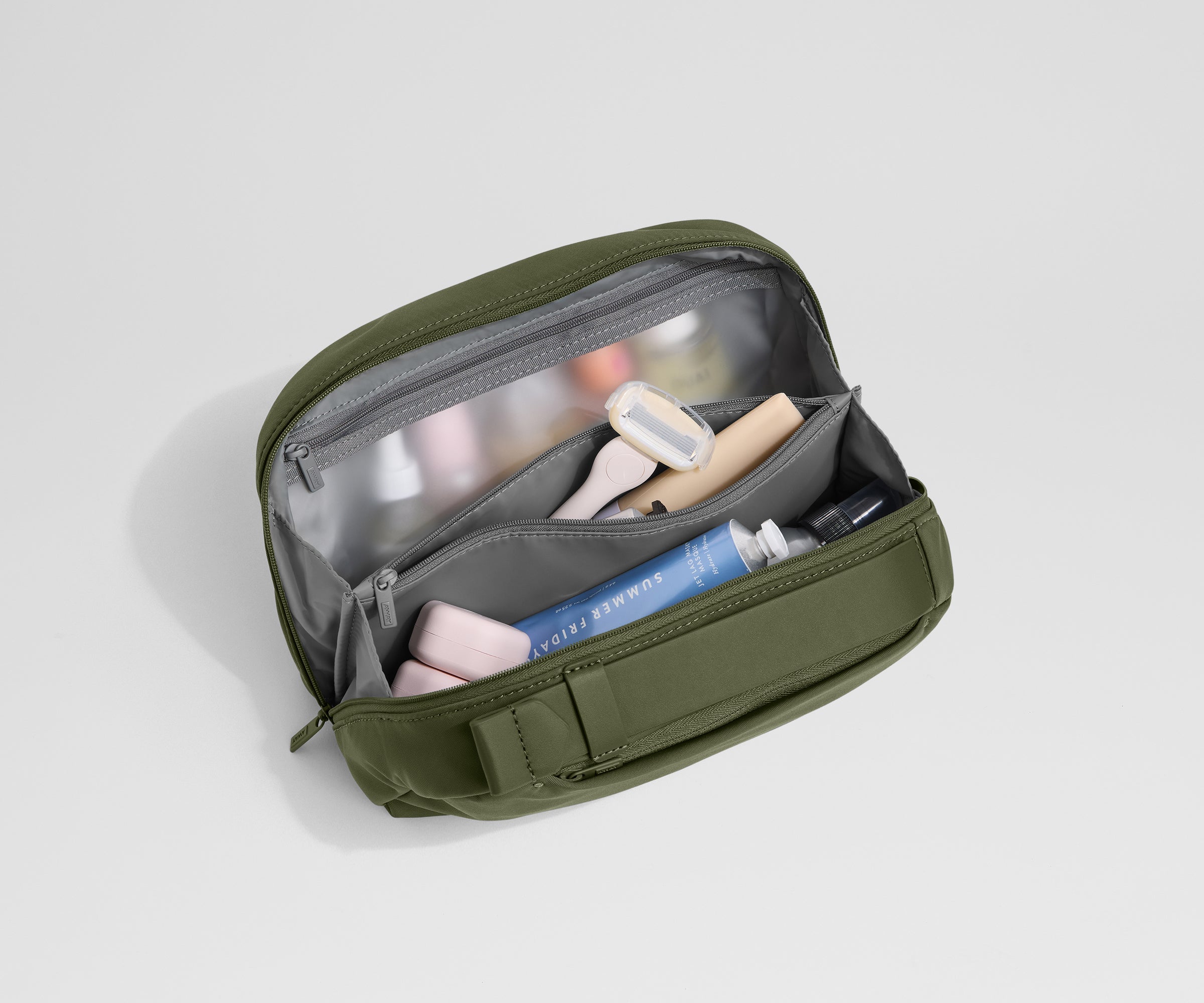 away-trousse-de-toilette-large-vert-olive image 3