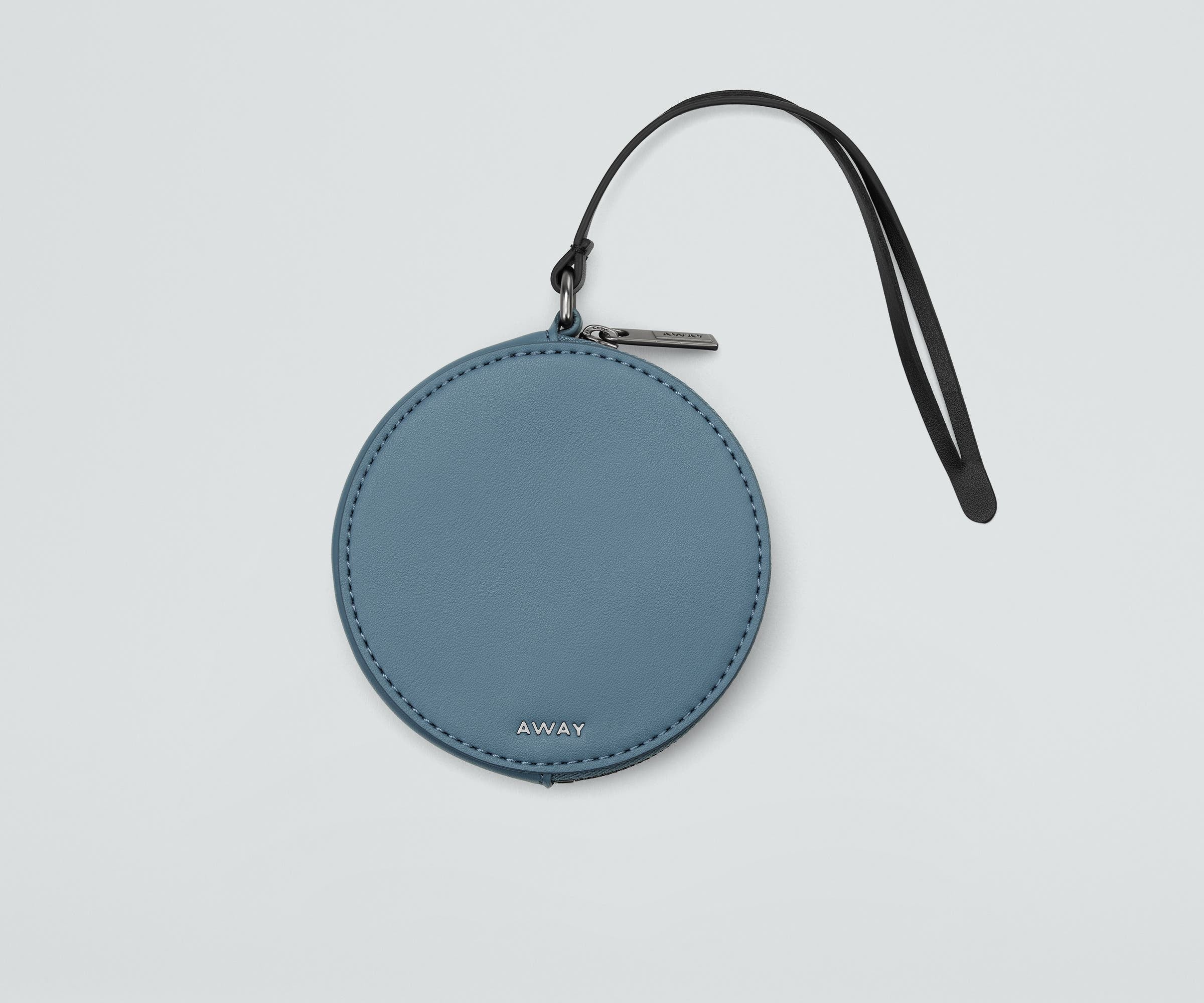 away-circle-zip-pouch-pochette-ronde-jet-black-cartes-et-cl-s image 2