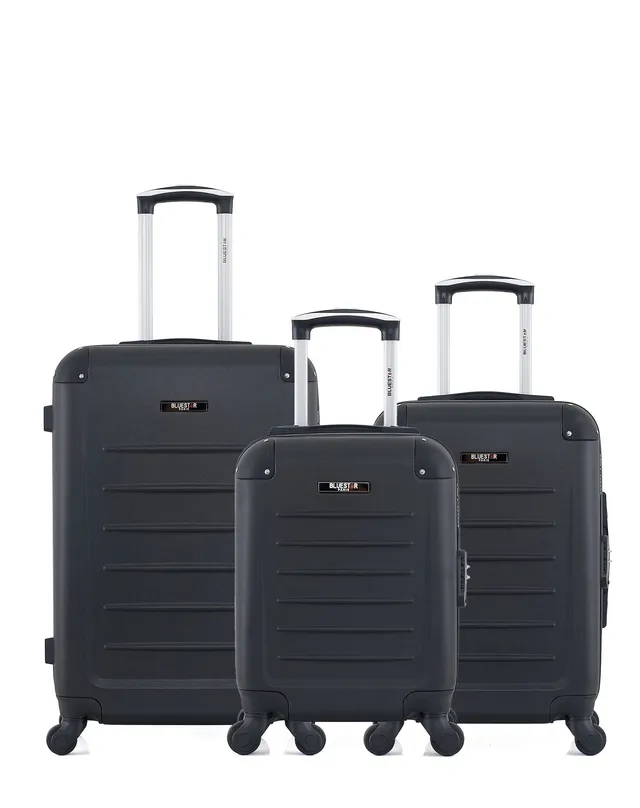 bluestar-opera-lot-3-valises-rigides-noir-cabine-xxs-abs image 1