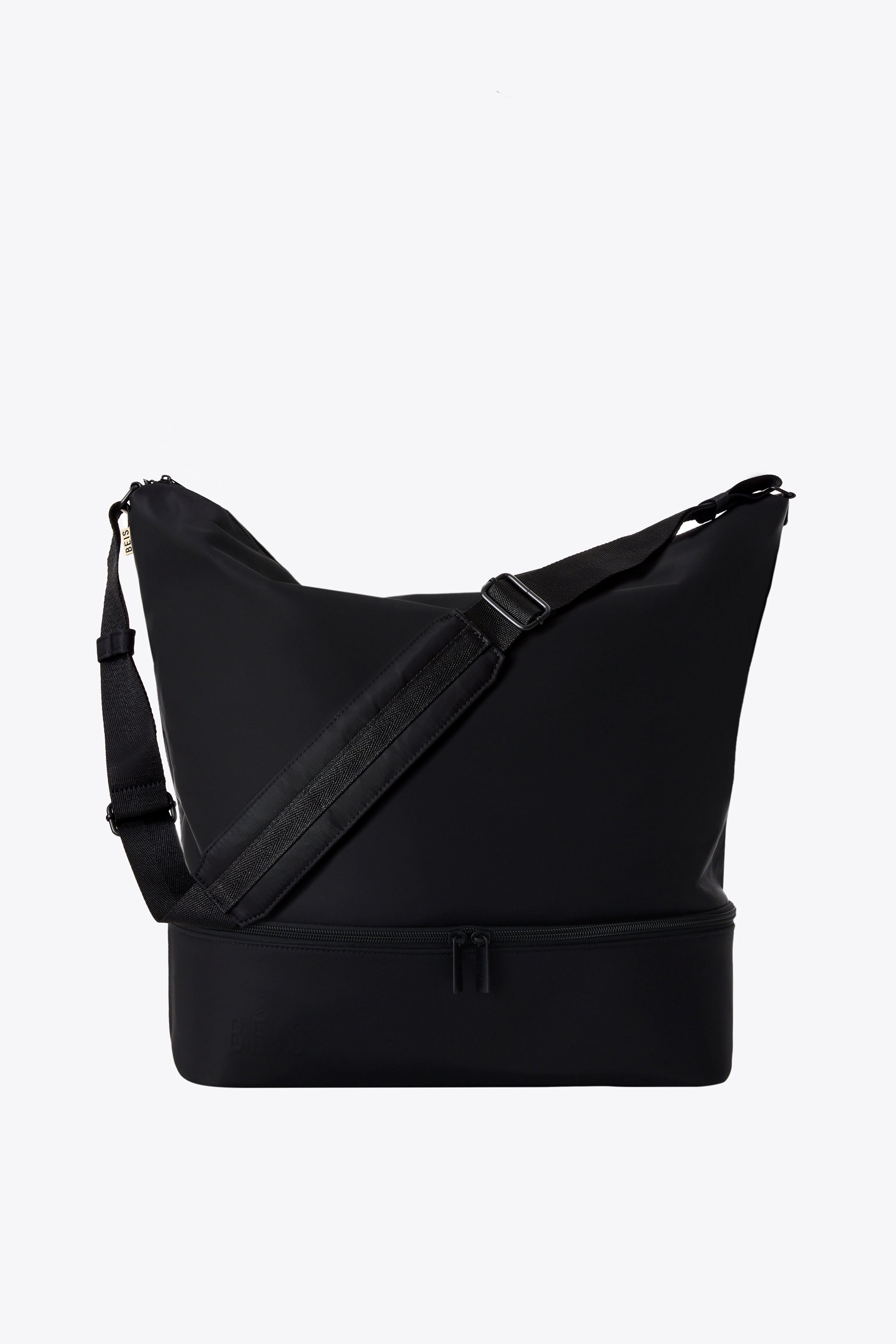 beis-crescent-weekender-sac-week-end-noir-ordinateur image 1
