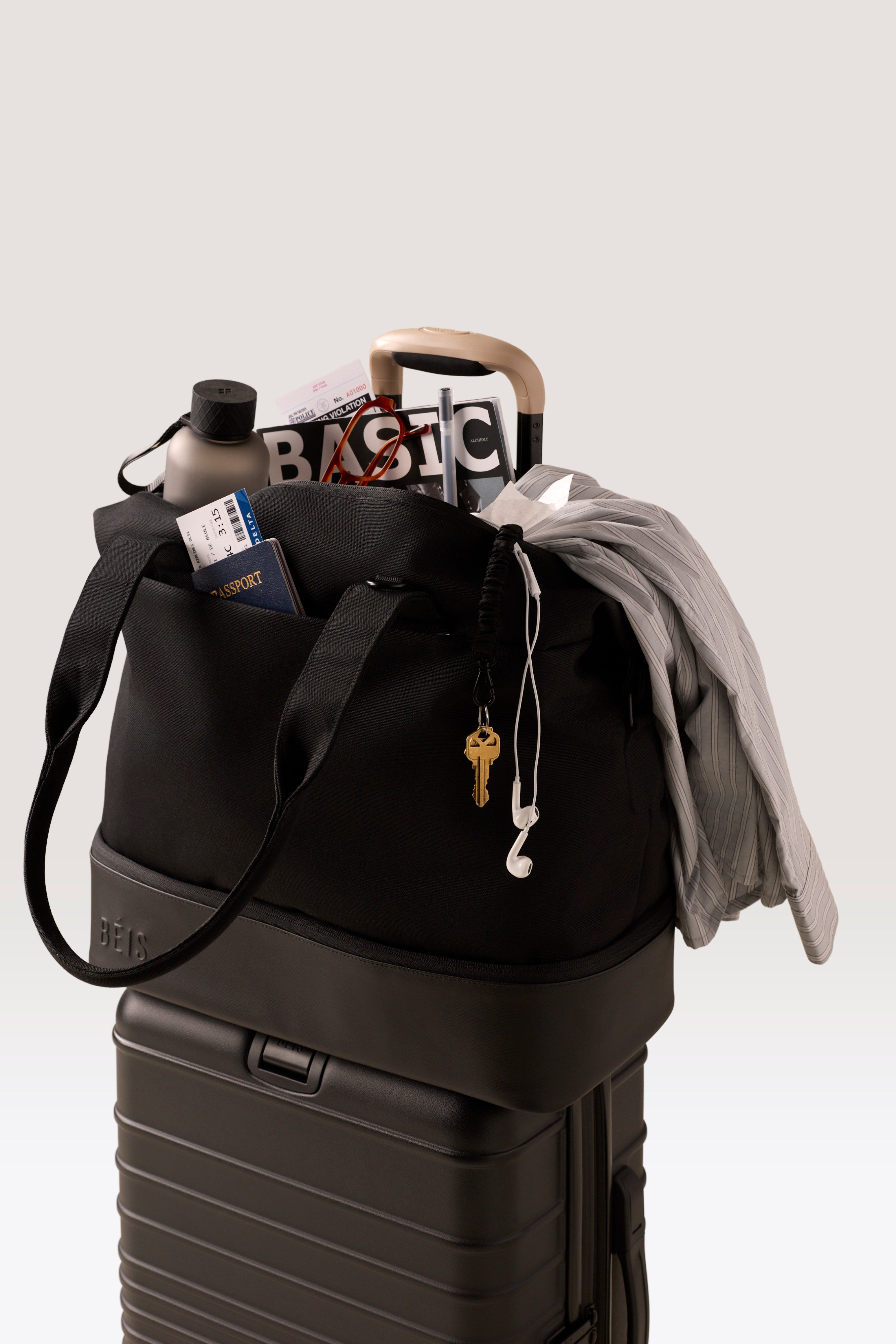 beis-travel-set-carry-on-starter-set-valises-noir-cabine image 2