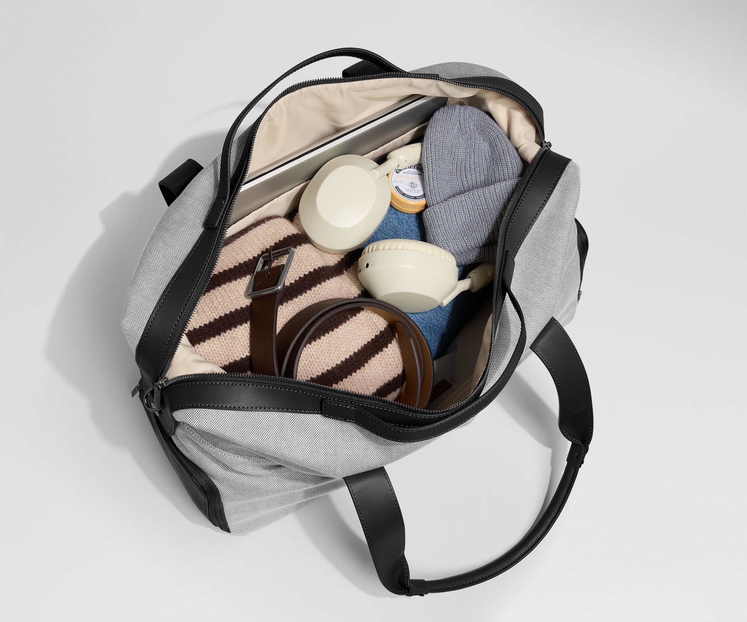 away-canvas-overnight-sac-week-end-toile-jet-black image 2