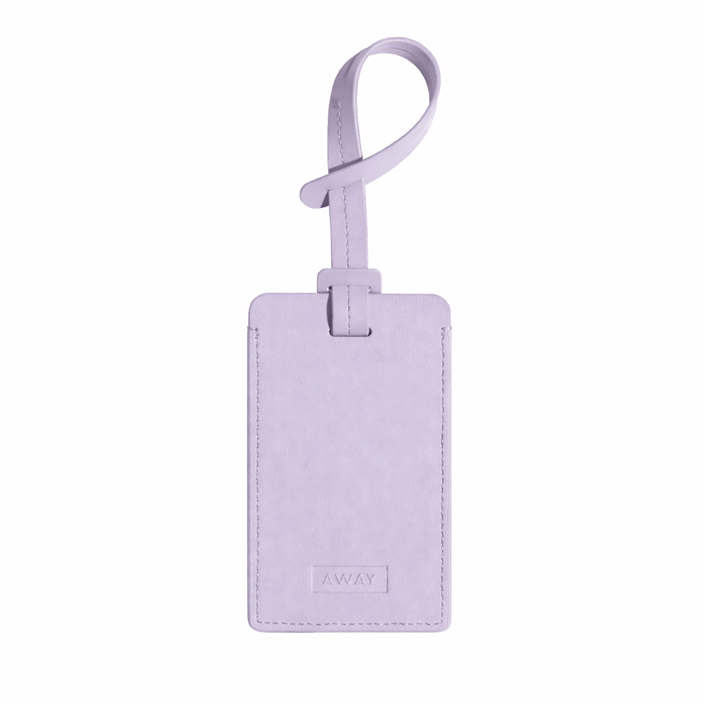 away-luggage-tag-tiquette-bagage-lavender-haze-purple image 1