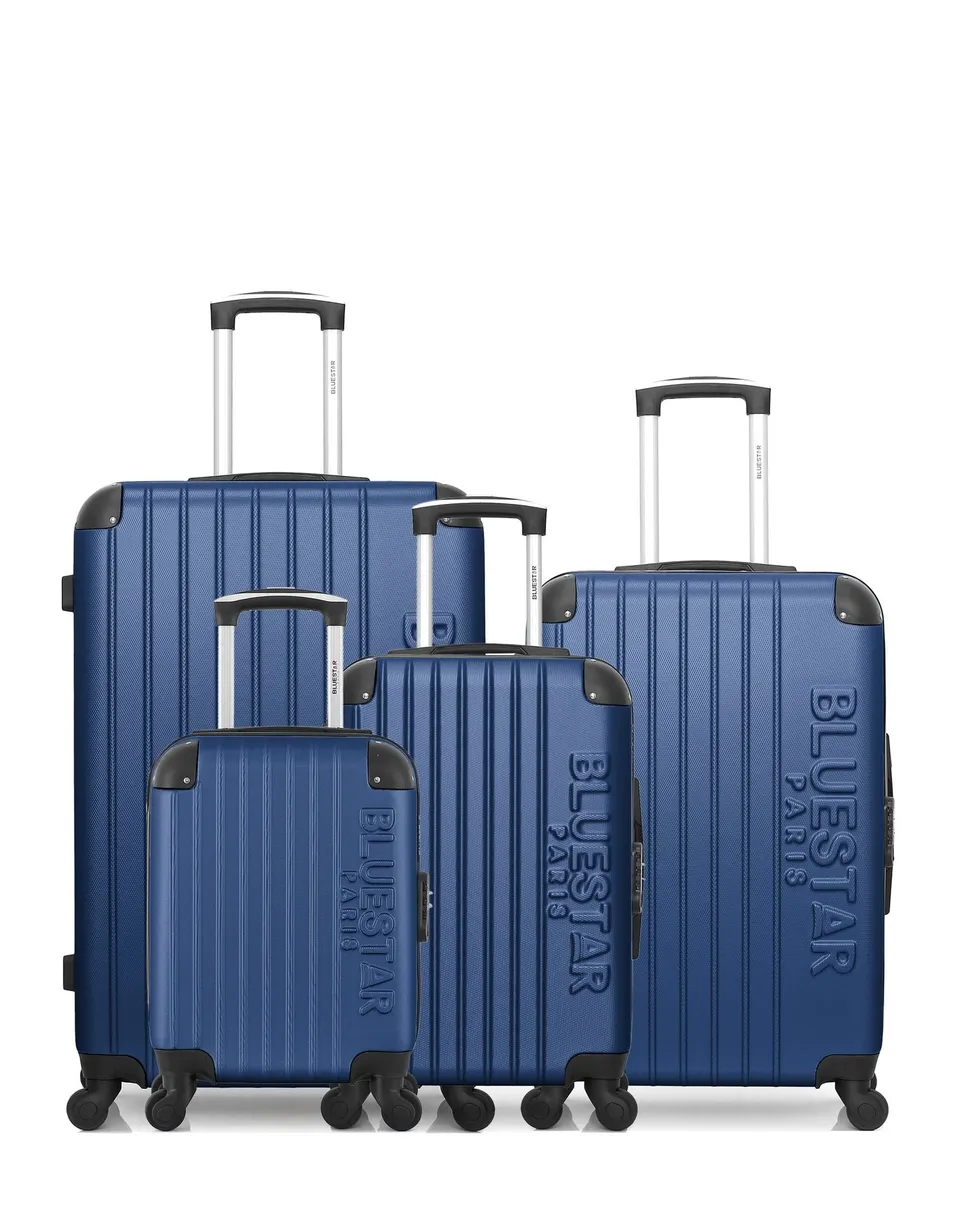 bluestar-bucarest-lot-4-valises-rigides-vert-fonc-95l-4-roues image 1