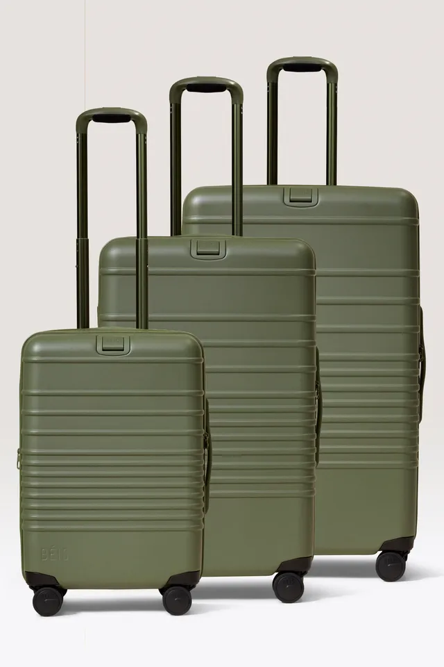 beis-travel-set-3-piece-luggage-set-3-valises-olive image 1