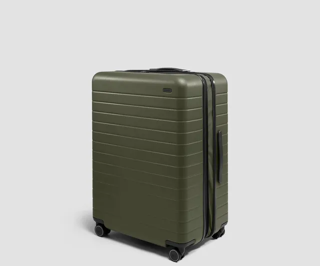 away-large-flex-3-valise-soute-extensible-olive-green image 1