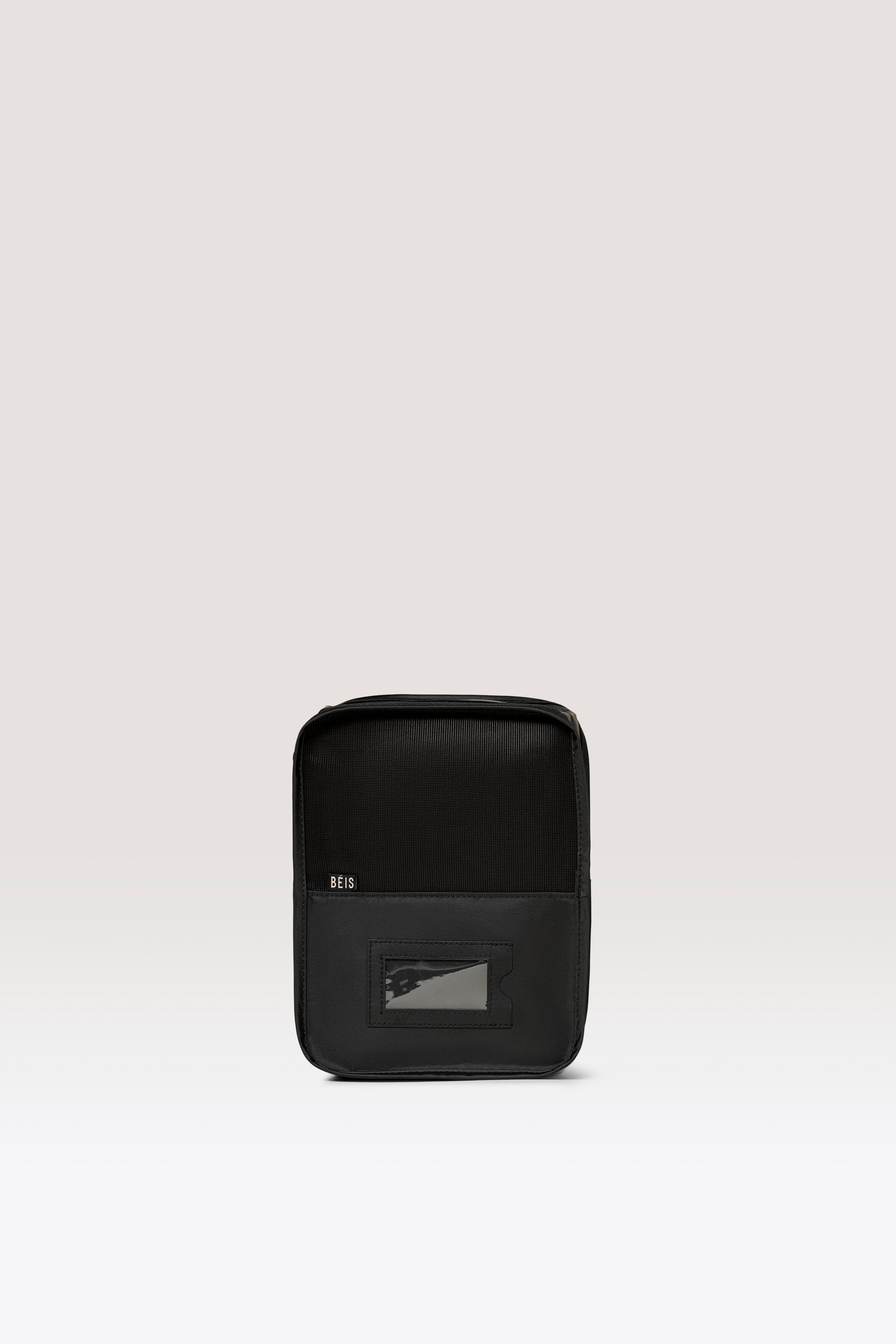 beis-packing-cube-medium-cube-valise-noir-taille-m image 1