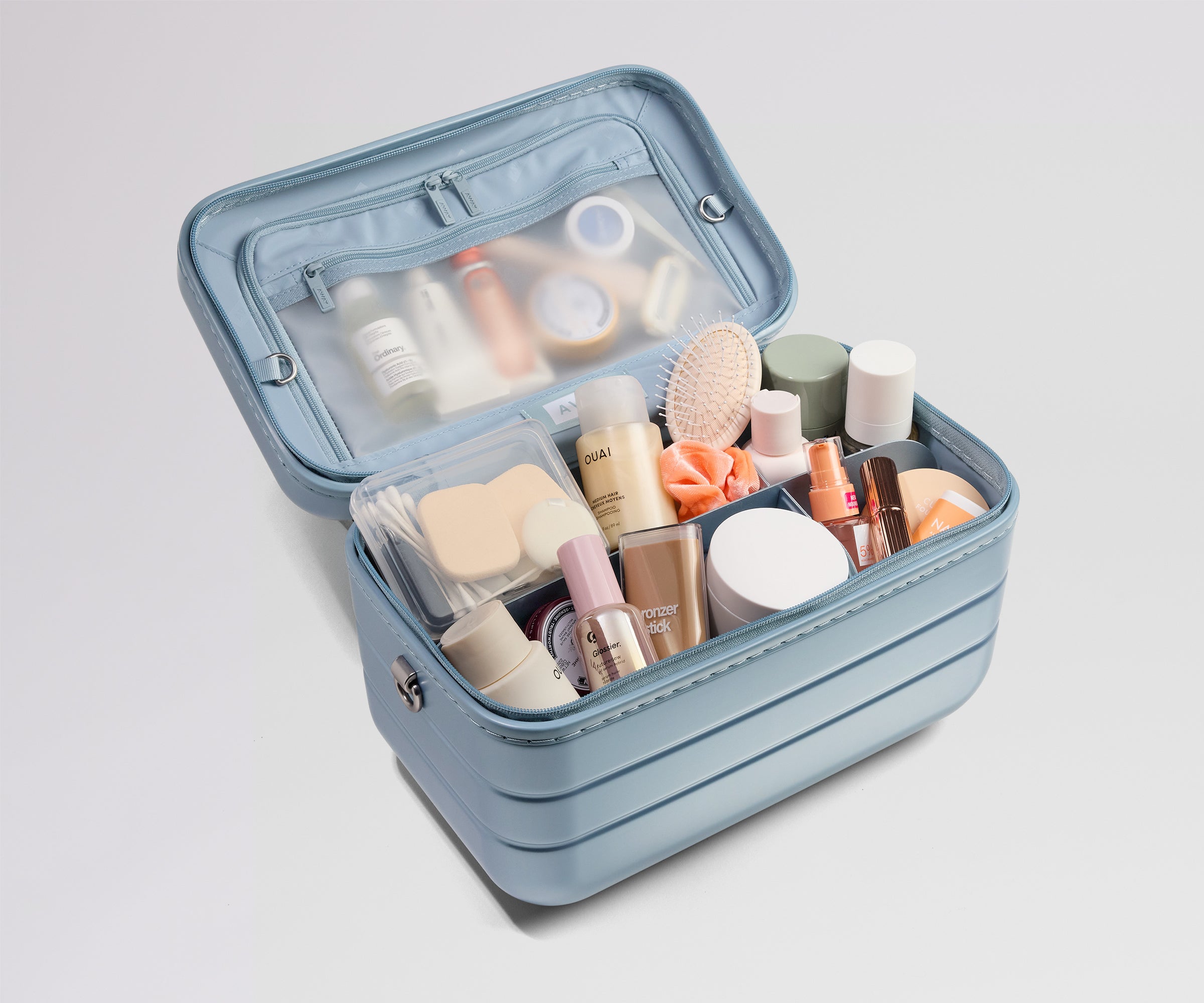 away-train-case-vanity-rigide-arctic-blue image 2