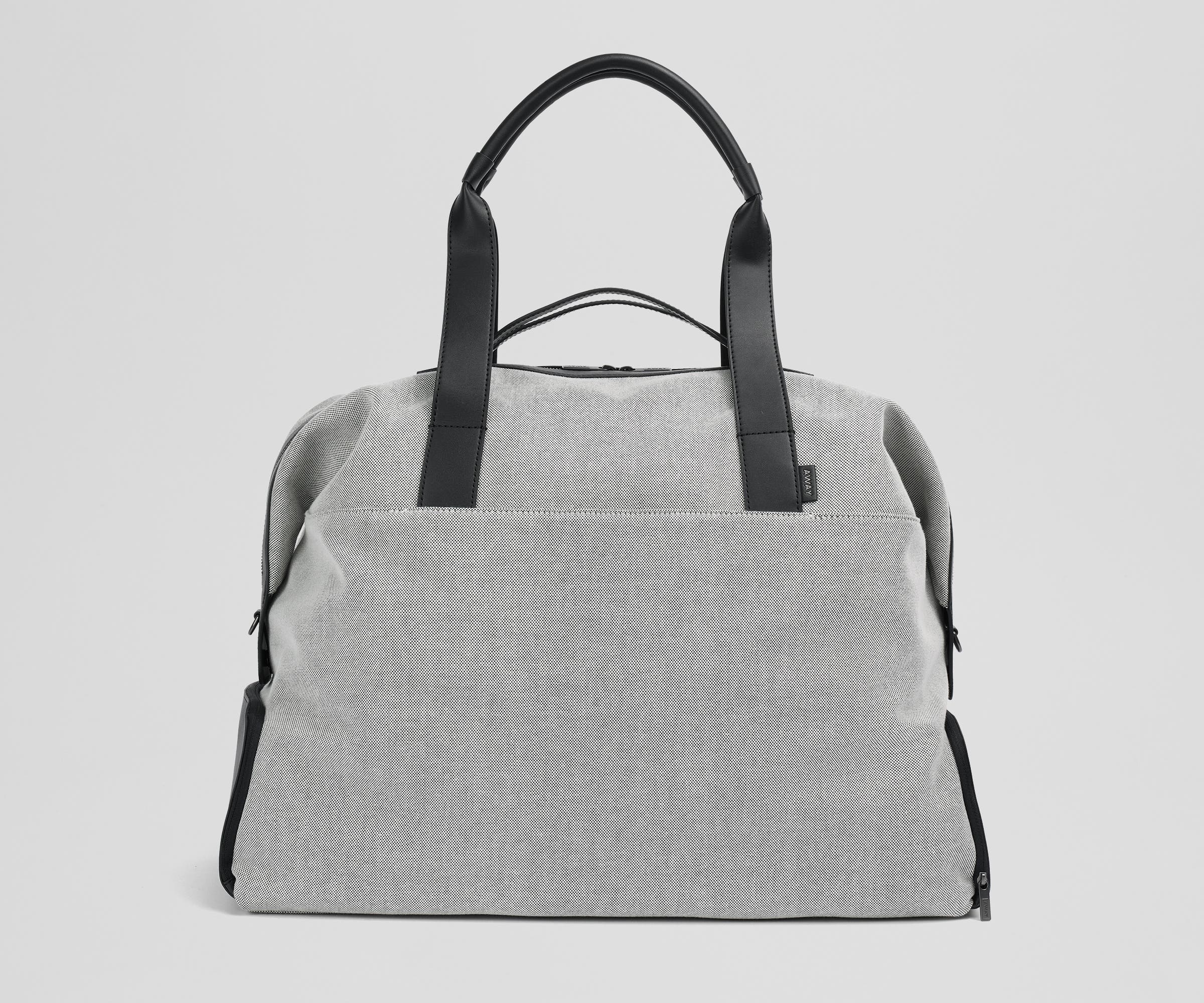 away-transit-canvas-weekender-sac-voyage-noir-toile image 1