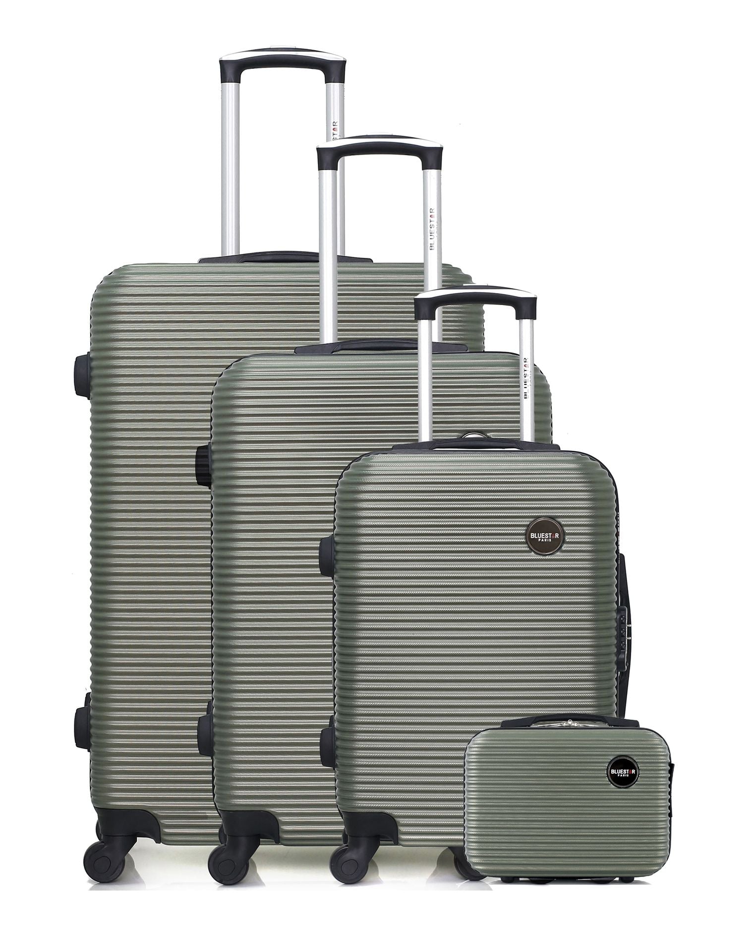 bluestar-london-c-set-4-valises-rigides-noir-abs image 1