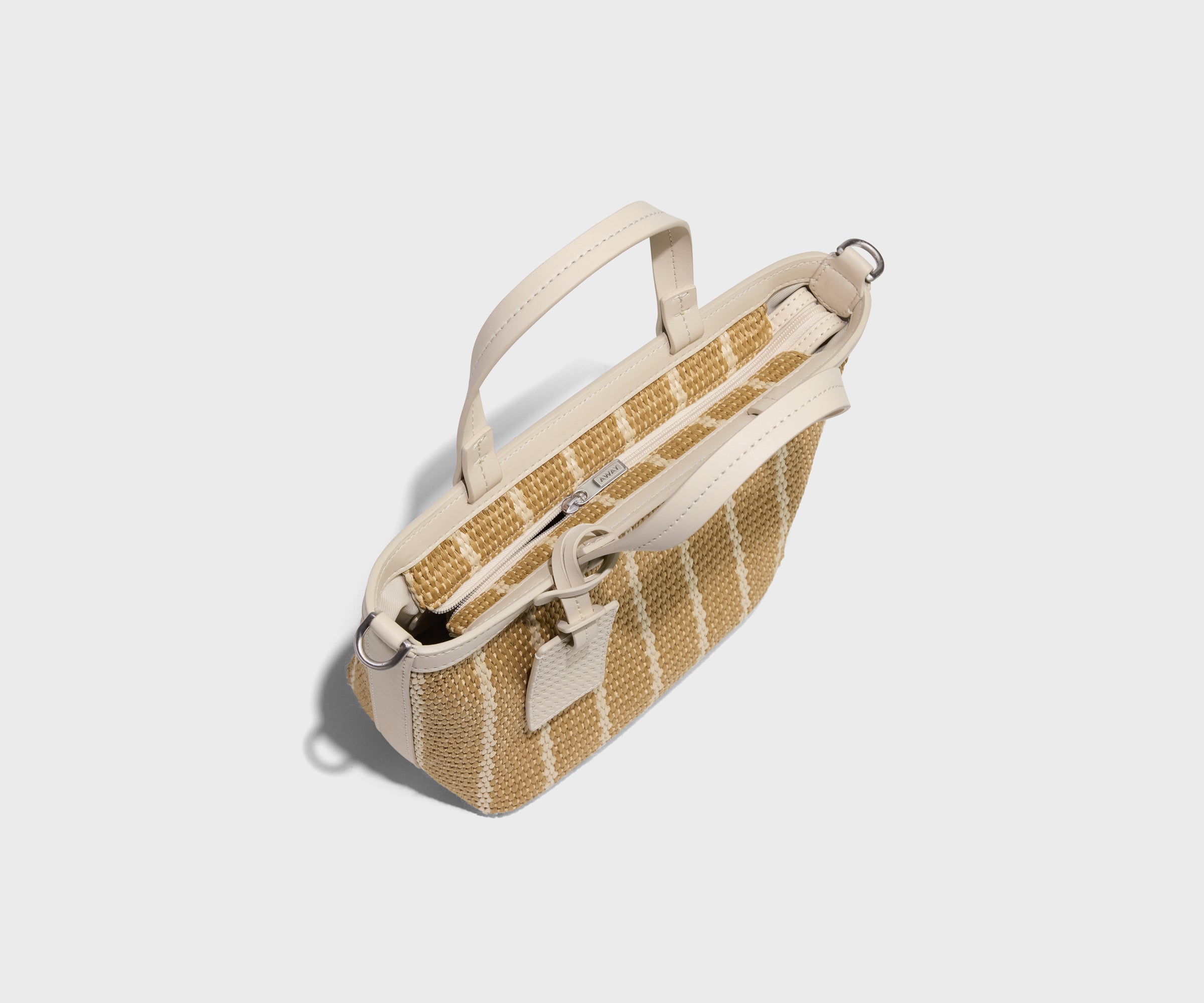 away-mini-riviera-sac-paille-blanc-white-seagrass image 4