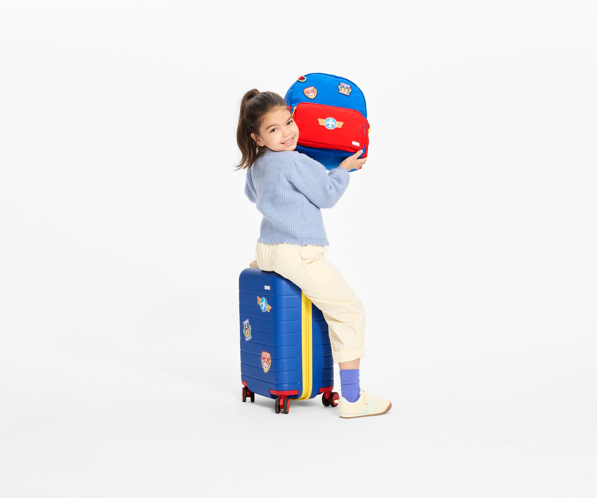 away-kids-backpack-sac-dos-enfant-chase-badge-blue-pat-patrouille image 4