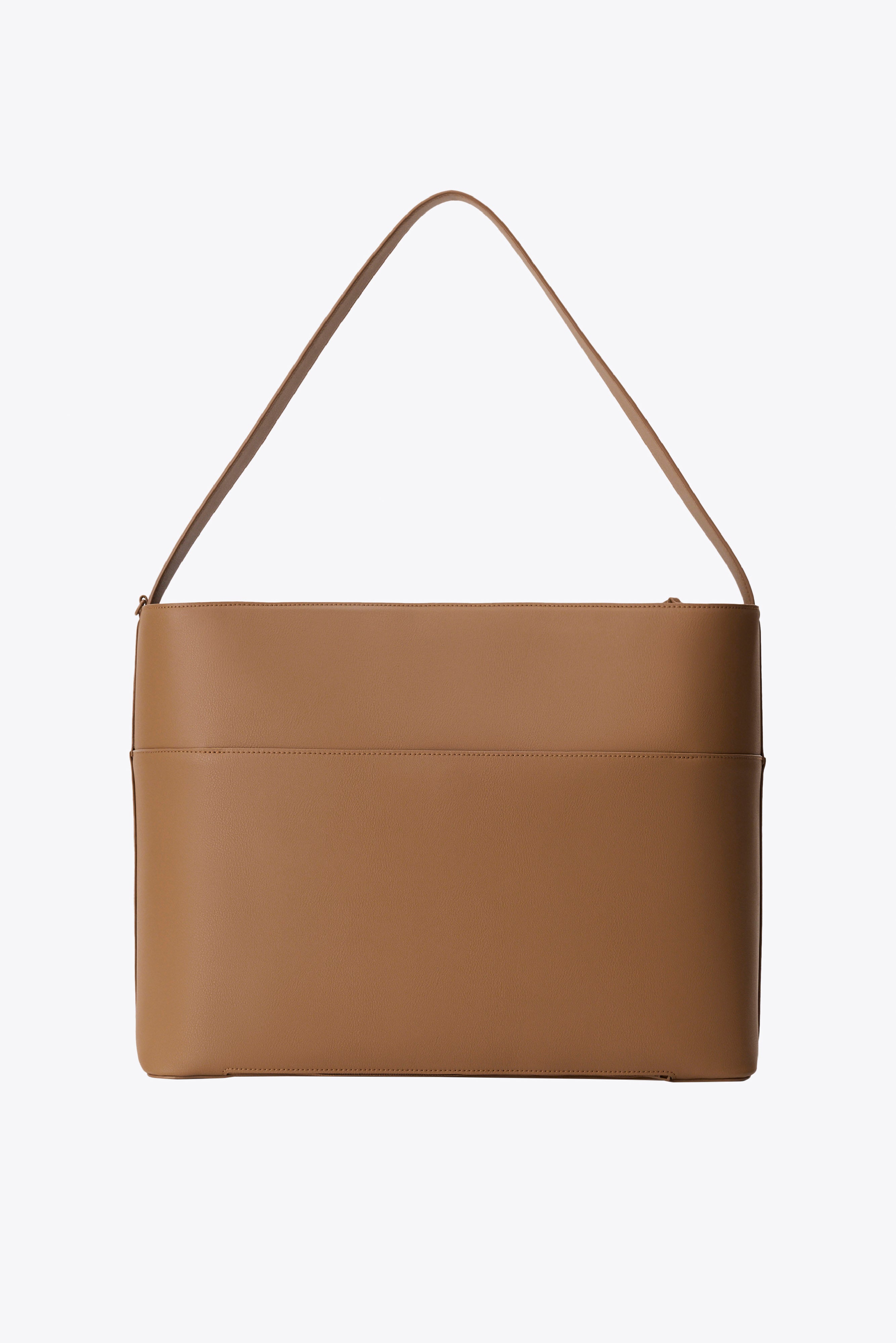 b-is-diaper-tote-sac-langer-camel-simili-cuir image 7