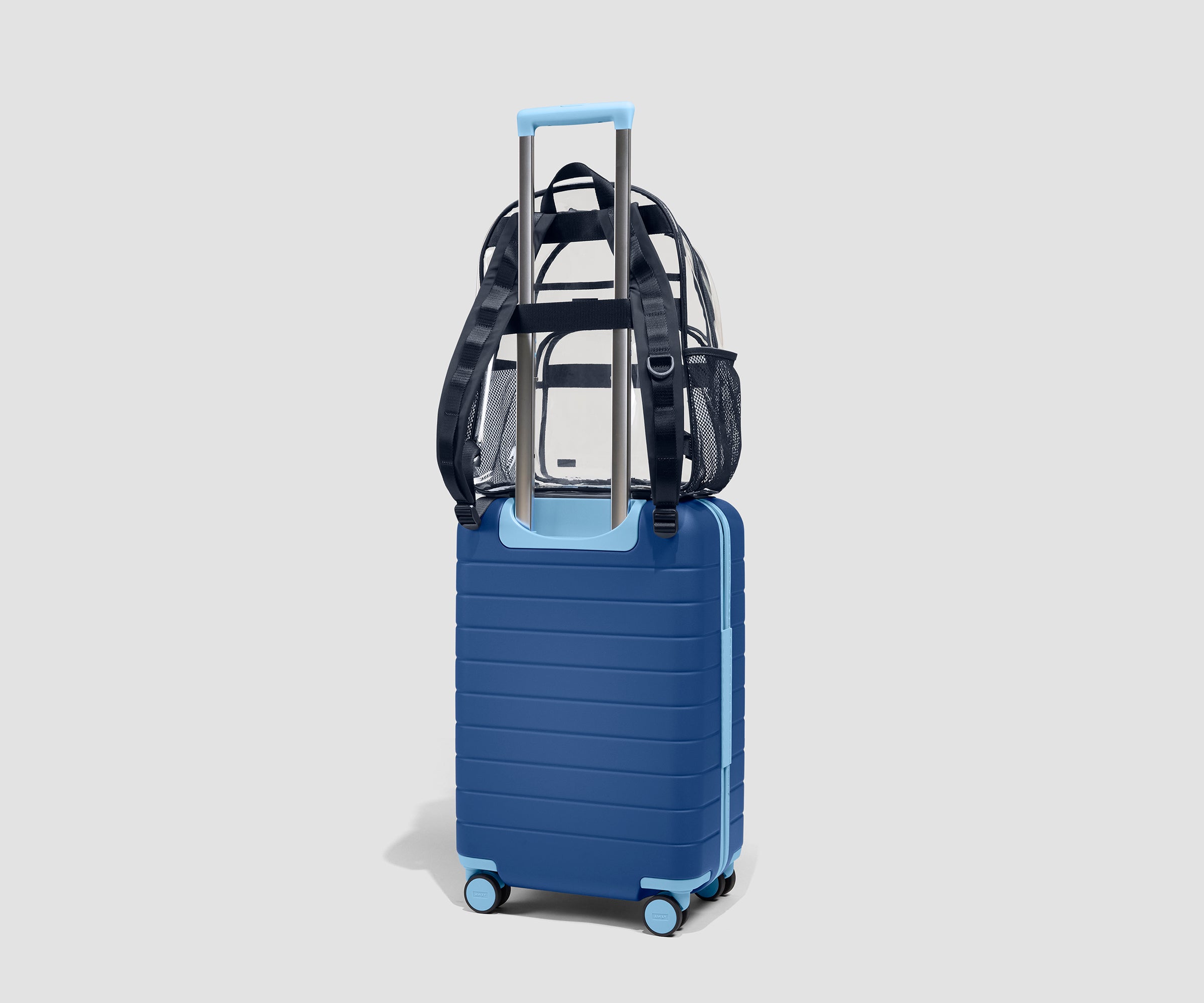 away-daily-sac-dos-transparent-bleu-marine image 7